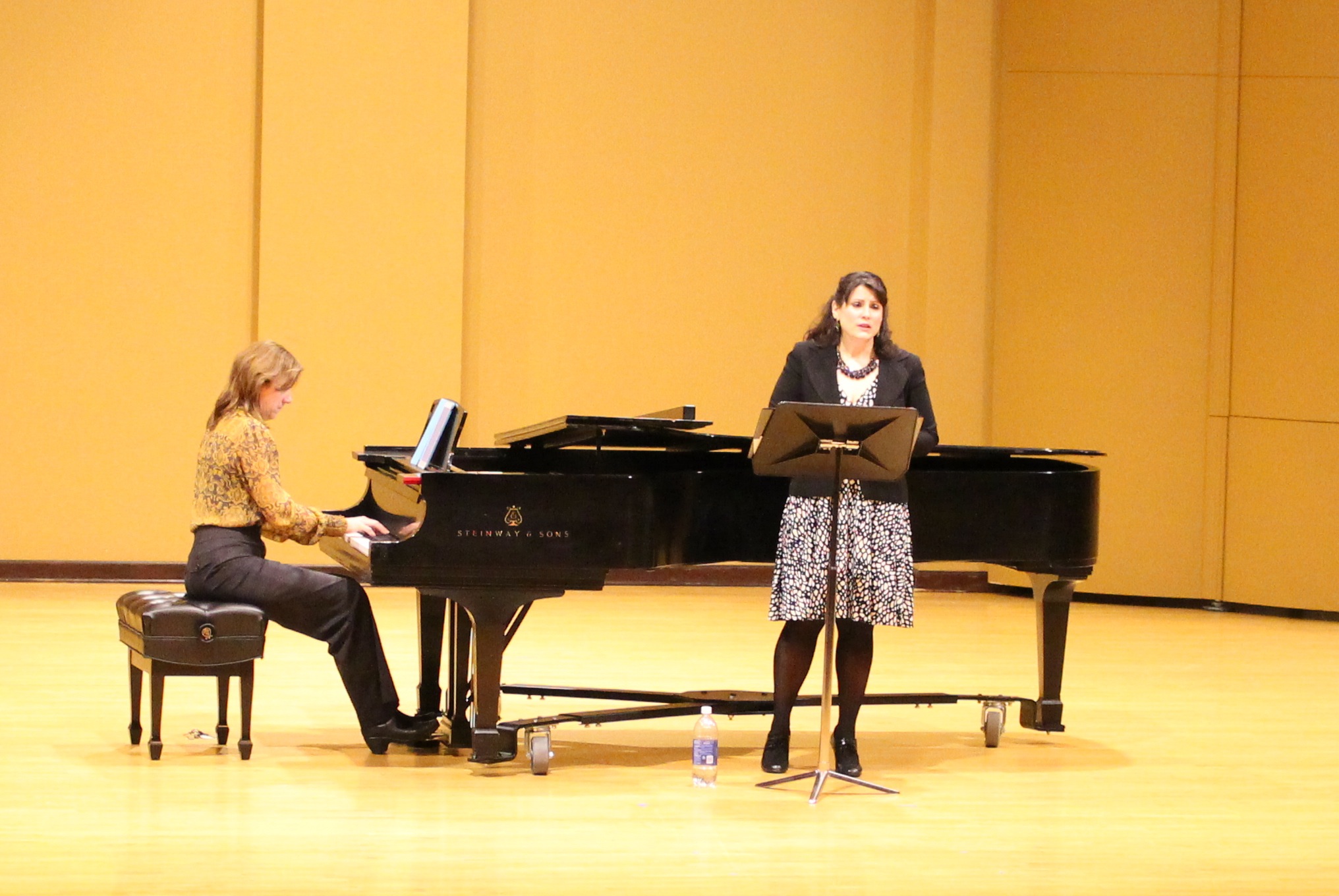 Performance of "Annabel Lee" by Padula and Stambuk Photo by Leslie La Barre