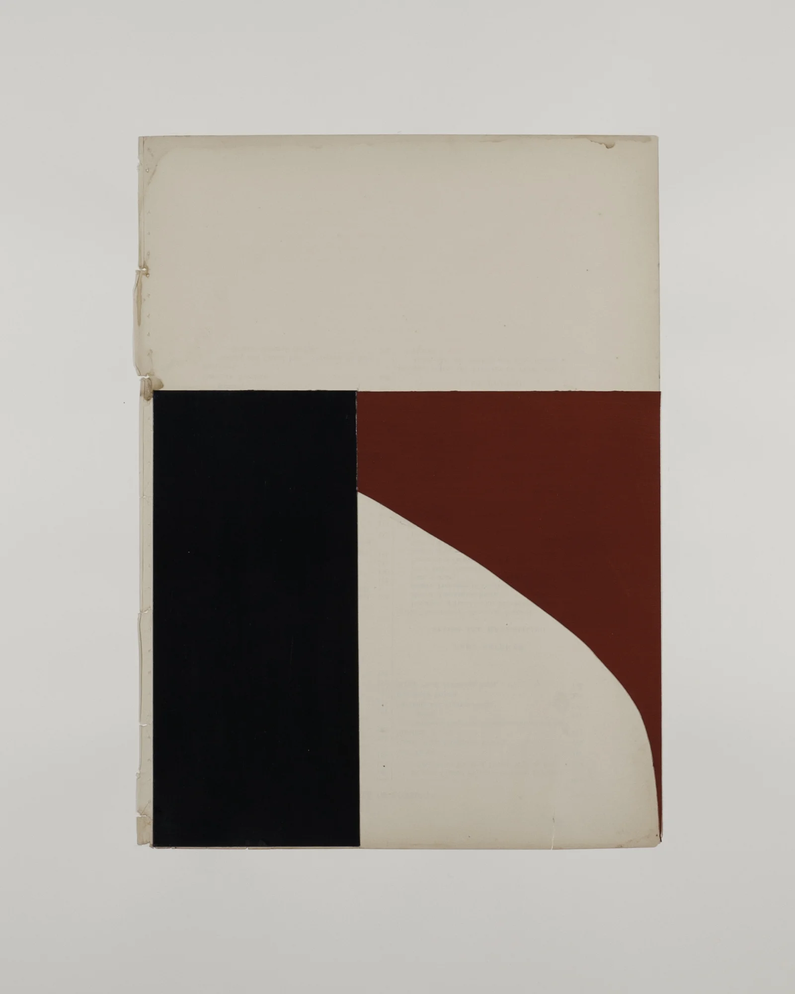 1505 Acrylic paint, vintage paper 10” x 13.5"