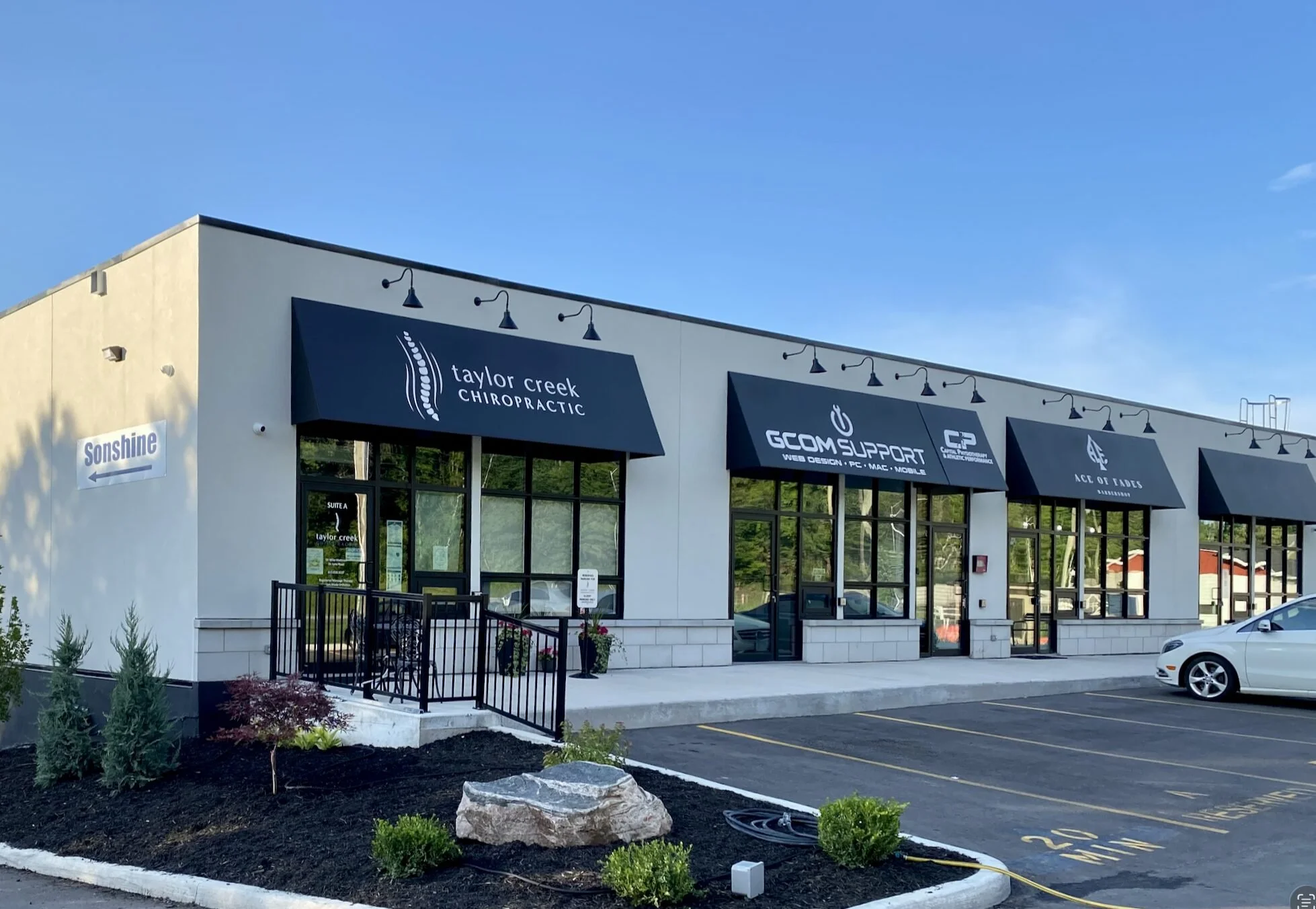 Commercial development construction in Orleans, Ottawa