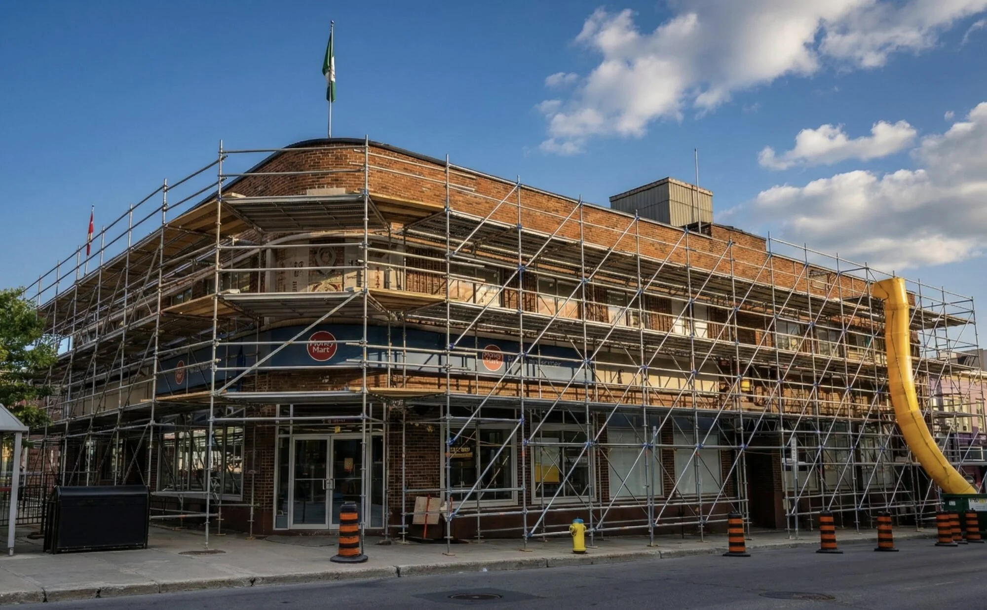 Heritage building restoration in Dalhousie, Ottawa