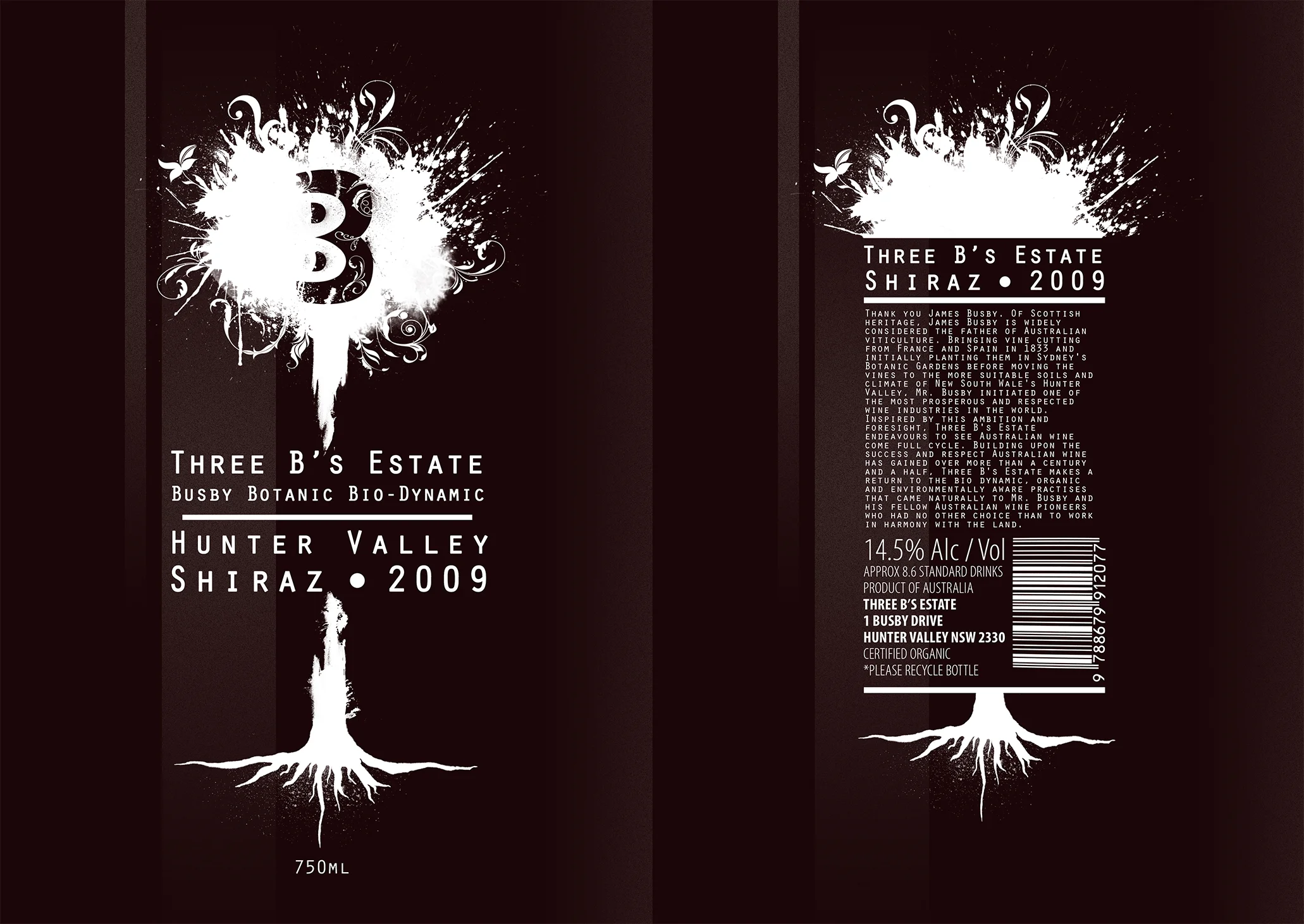 Design created in Photoshop.