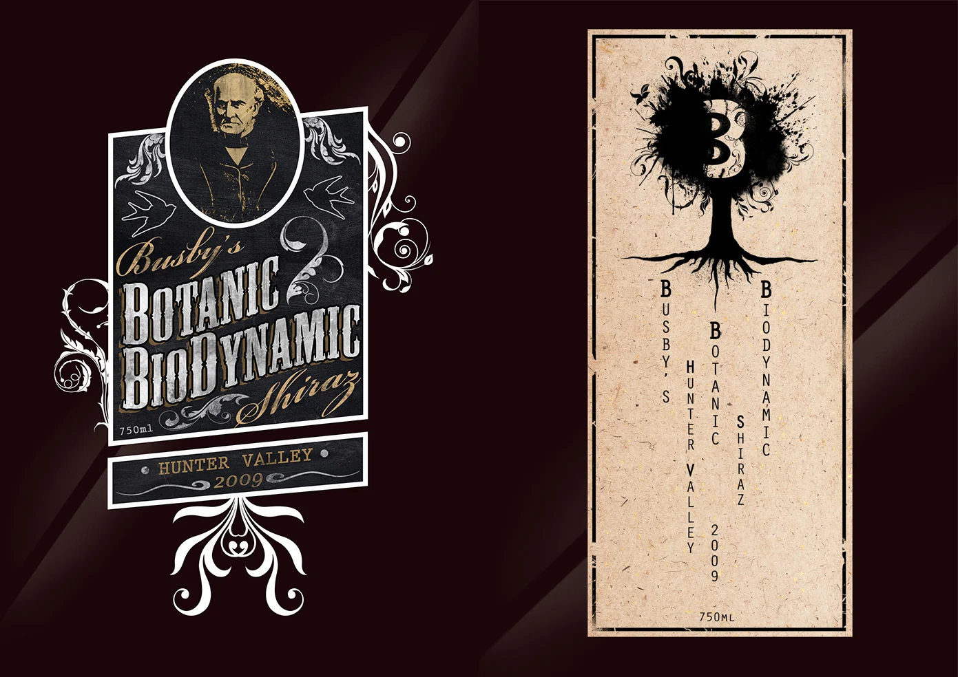 Designs created in Photoshop.