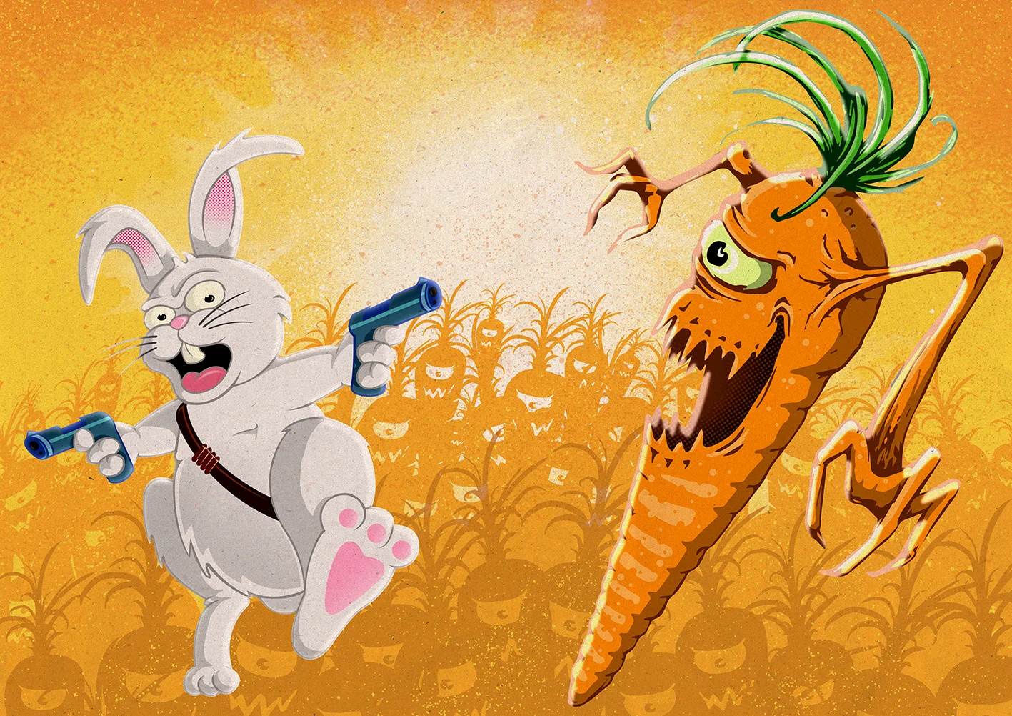 Original drawings. Inks and paint in Adobe CC.