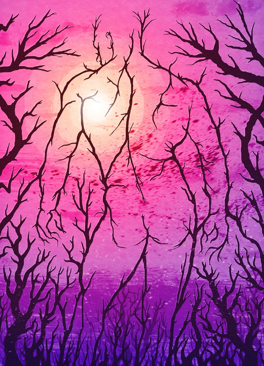 Digital painting created in Photoshop.