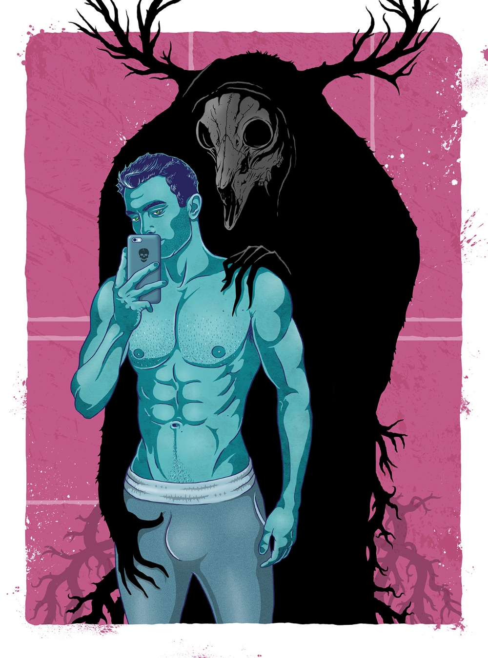 Digital Art. Queer Art. LGBT Art. By artist GWA aka Wade Goring.