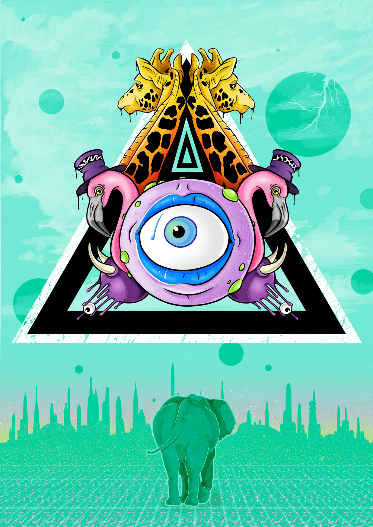 Created with Procreate app on iPadPro and Photoshop.