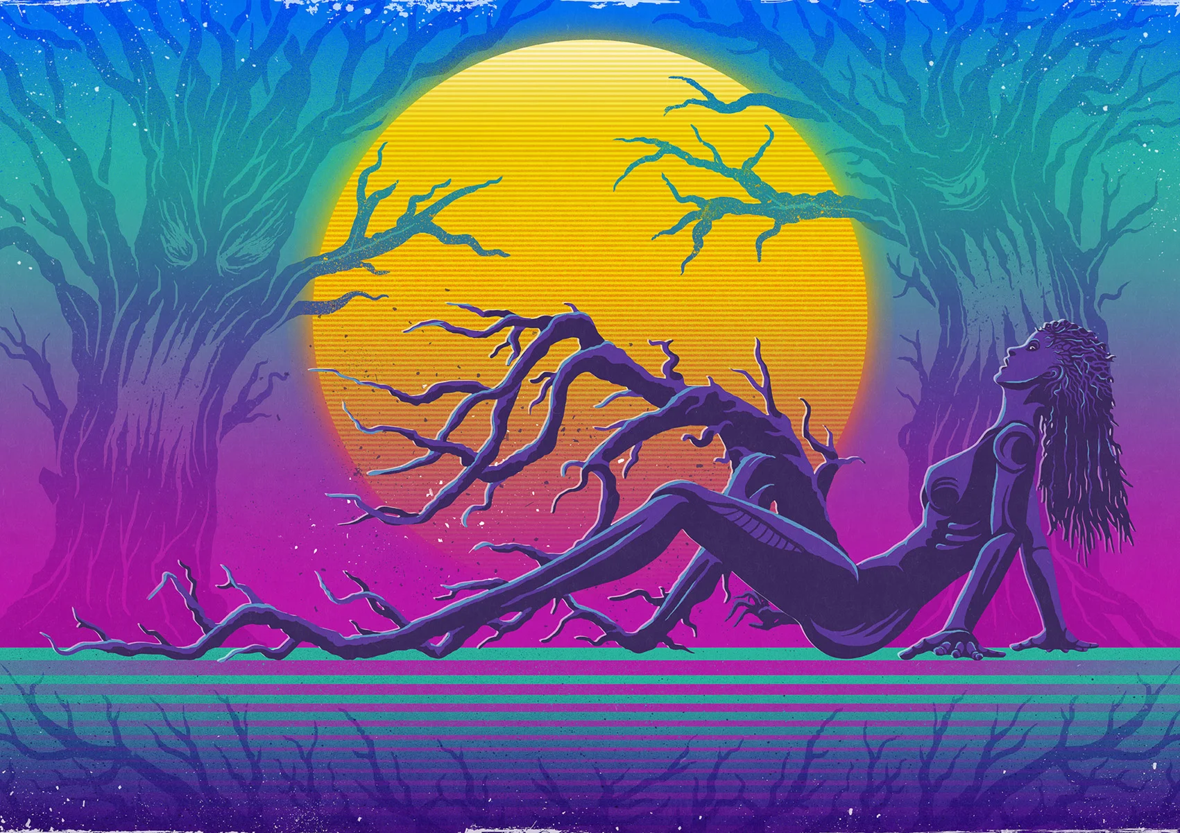Witch Gives Both at Sunset