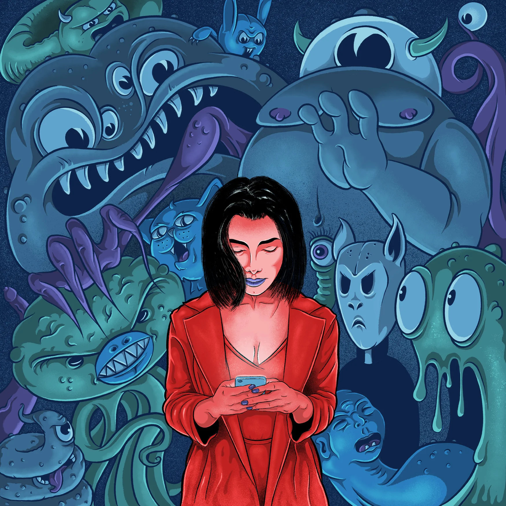 Created with Procreate App on iPad Pro and Photoshop.