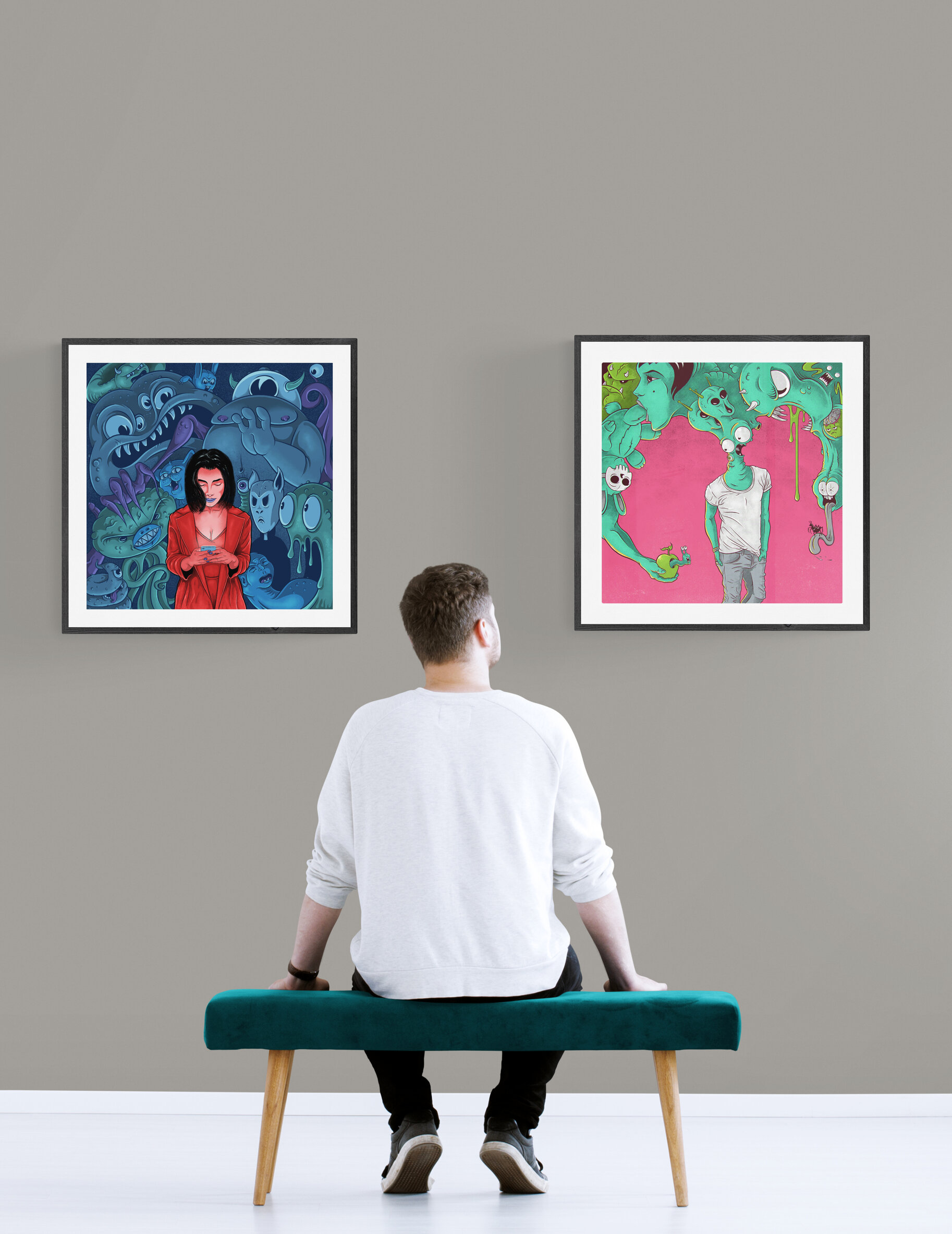 A Constant Distraction (L)  Outbreak (R)GET PRINT QUOTE