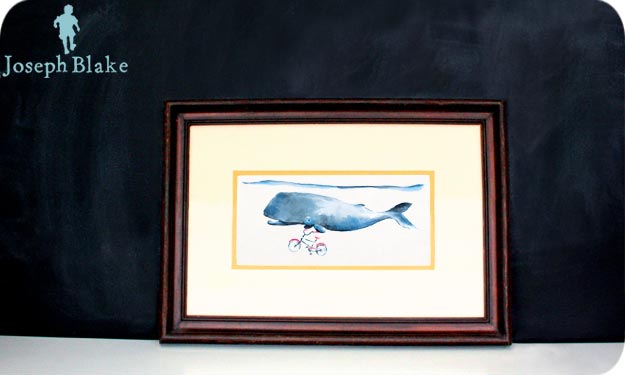 A Whale Named Wheelie (framed)