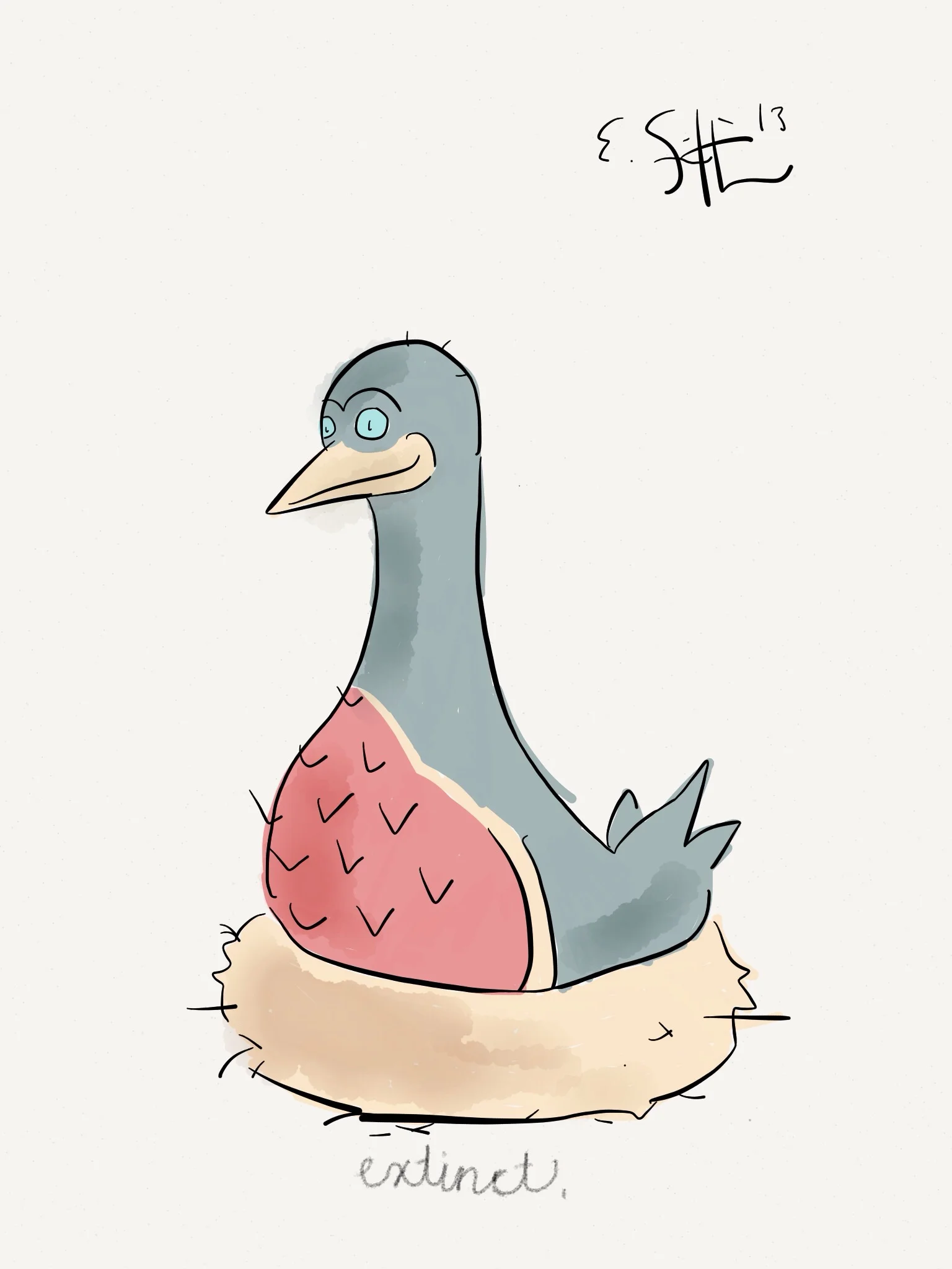 Extinct (Passenger Pigeon)