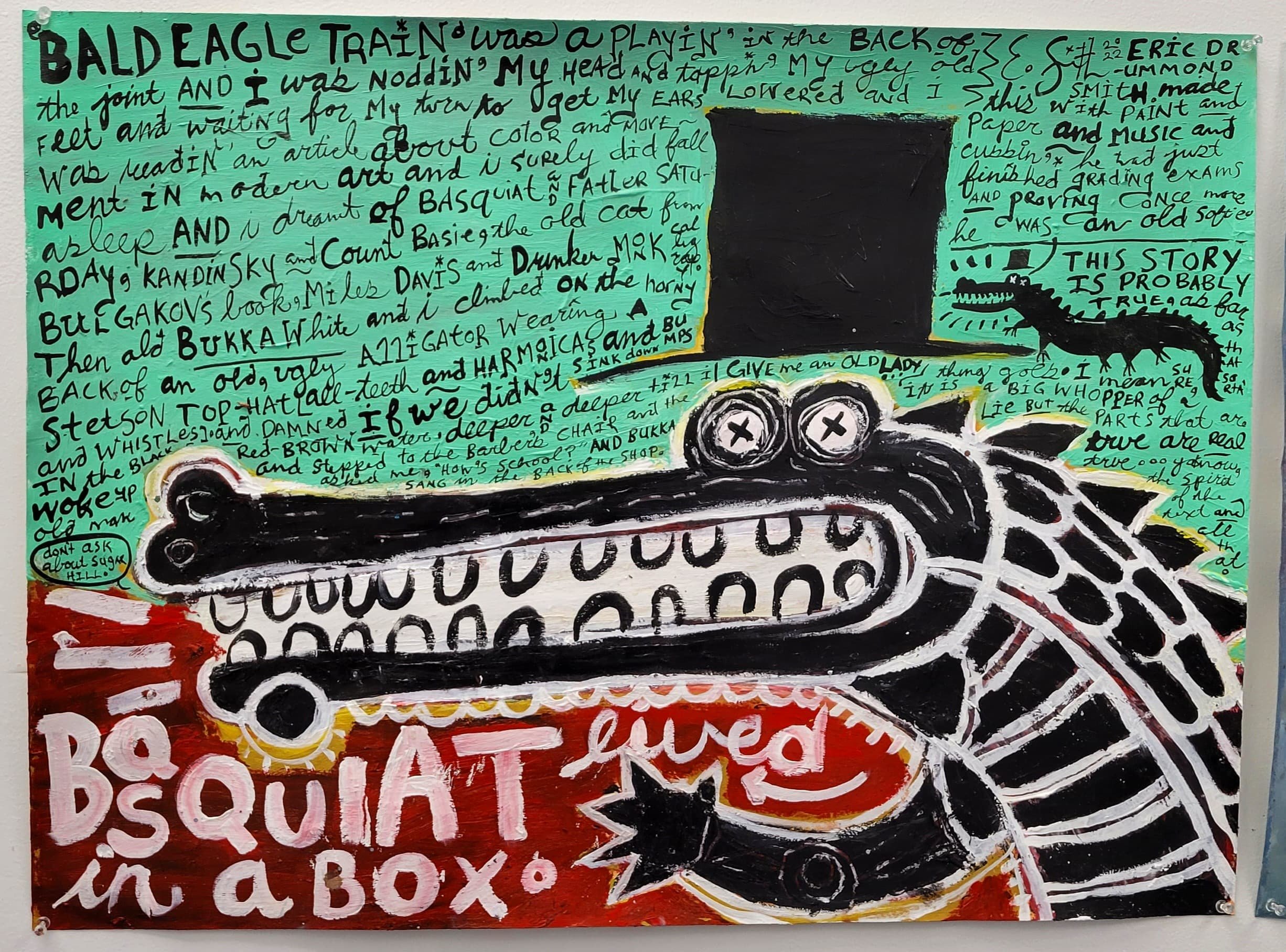 Basquiat Lived in a Box (Dreaming While Listening to Bukka White)