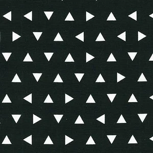 Tossed Triangles in Black
