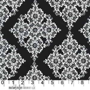 Damask in Black