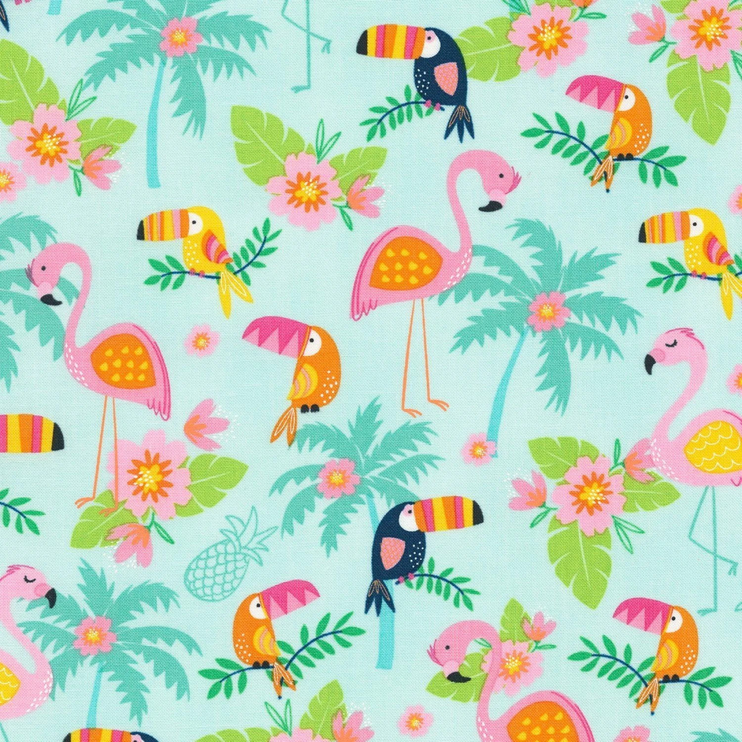 Toucans and Flamingos