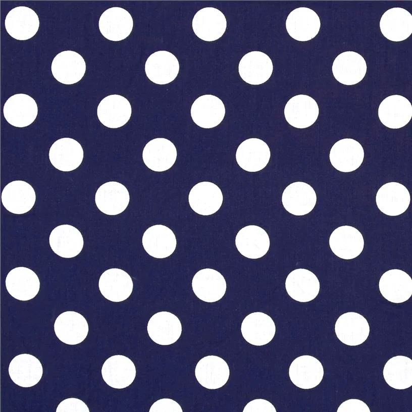 Medium Spots in Navy