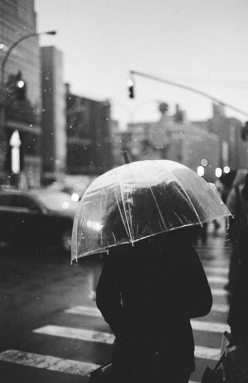 Caught in the rain