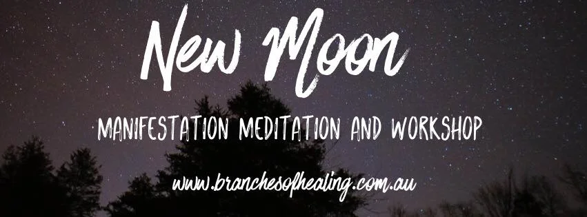 New moon manifestation workshop and meditation.