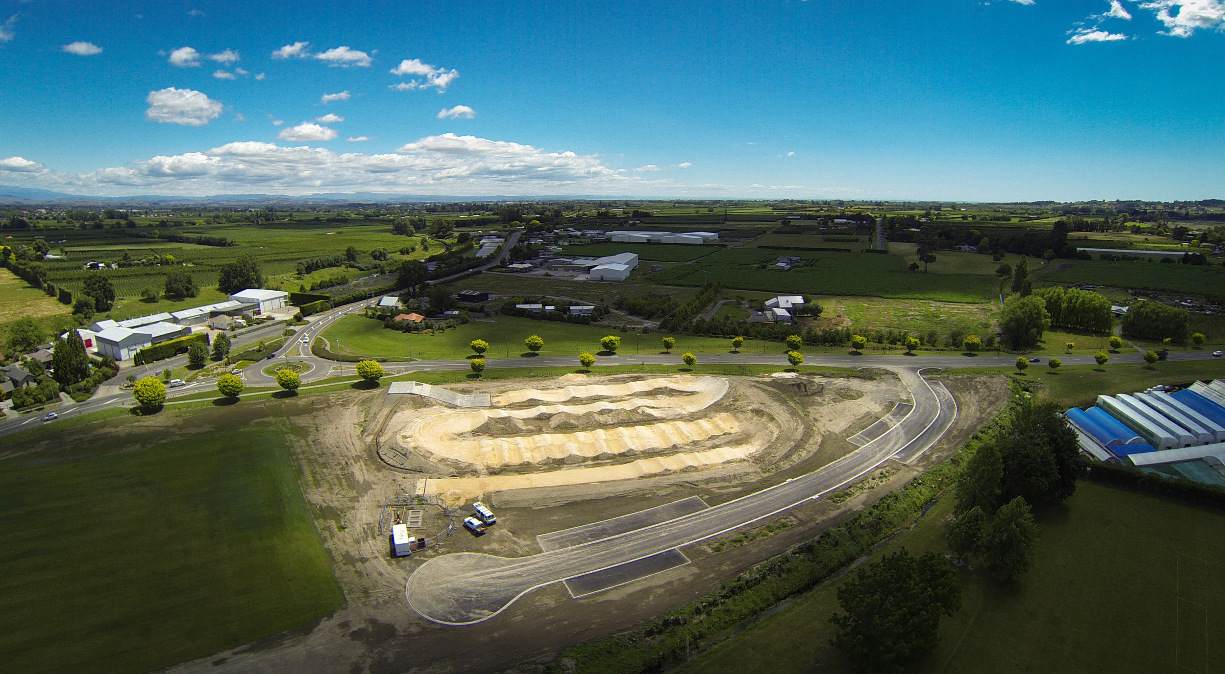 Hawkes Bay Aerial Image - Havelock North BMX Track