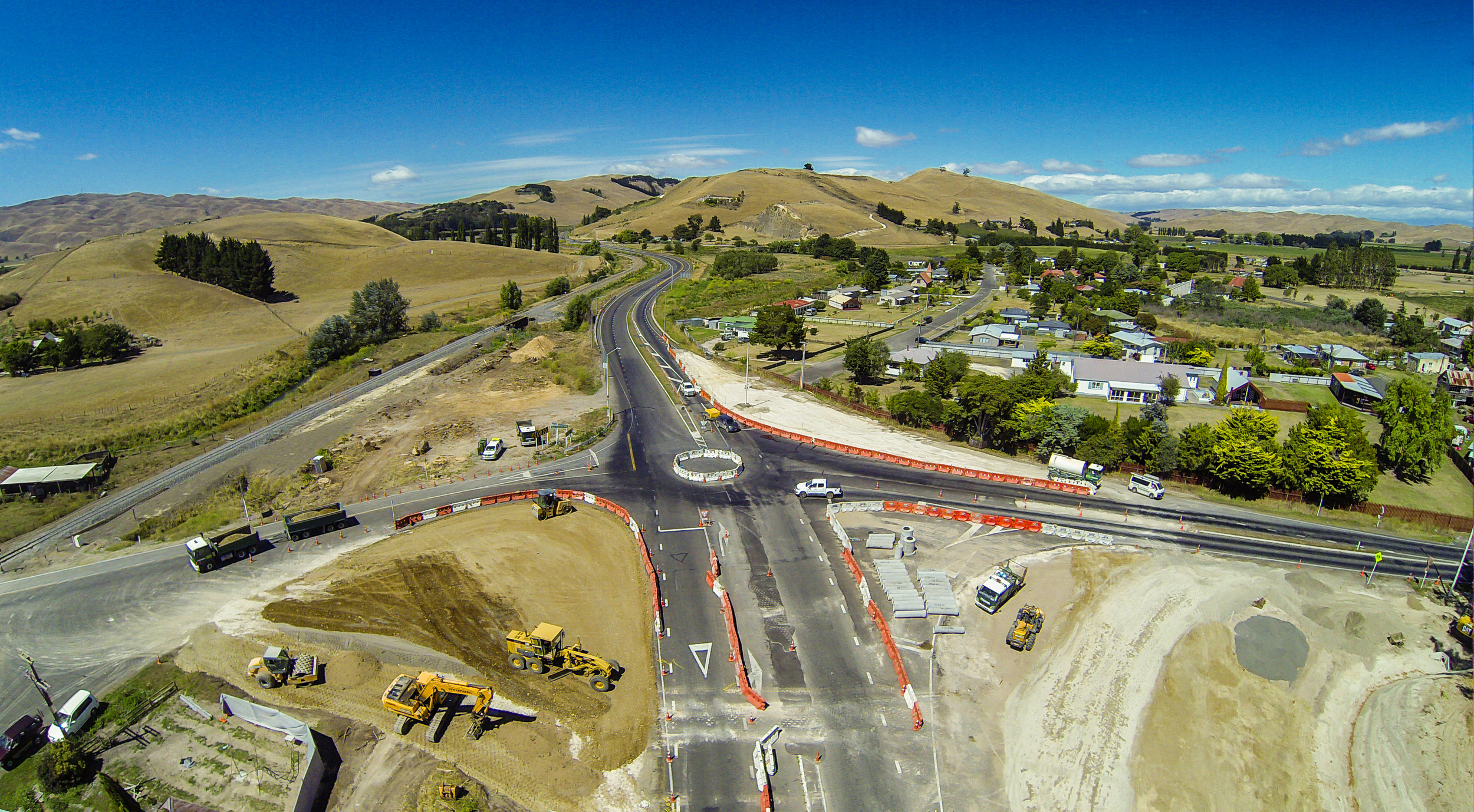 Week 1 - Looking south along SH2