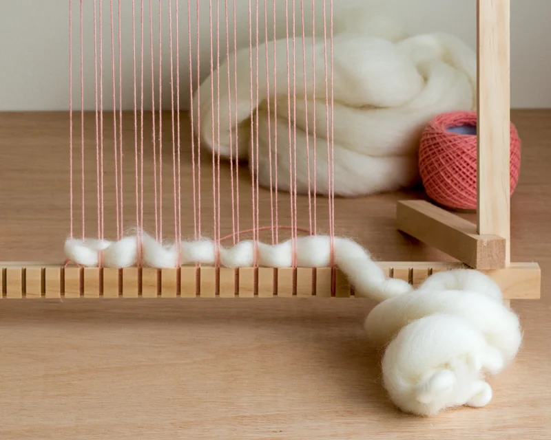 Just Add Twist - Weaving with Hand Spun Roving — Loom + Spindle