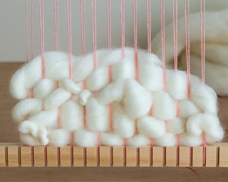 Just Add Twist - Weaving with Hand Spun Roving — Loom + Spindle