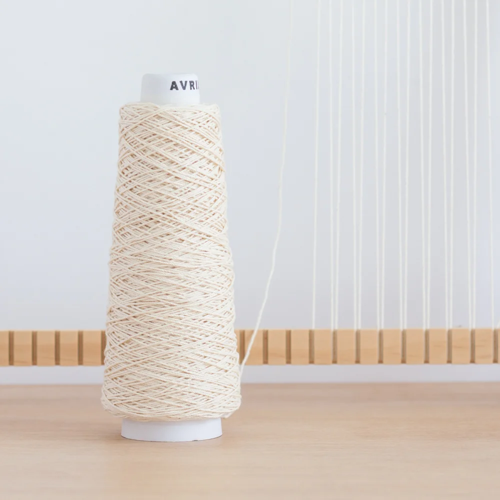 Cotton Warp Thread Natural — Loom + Spindle