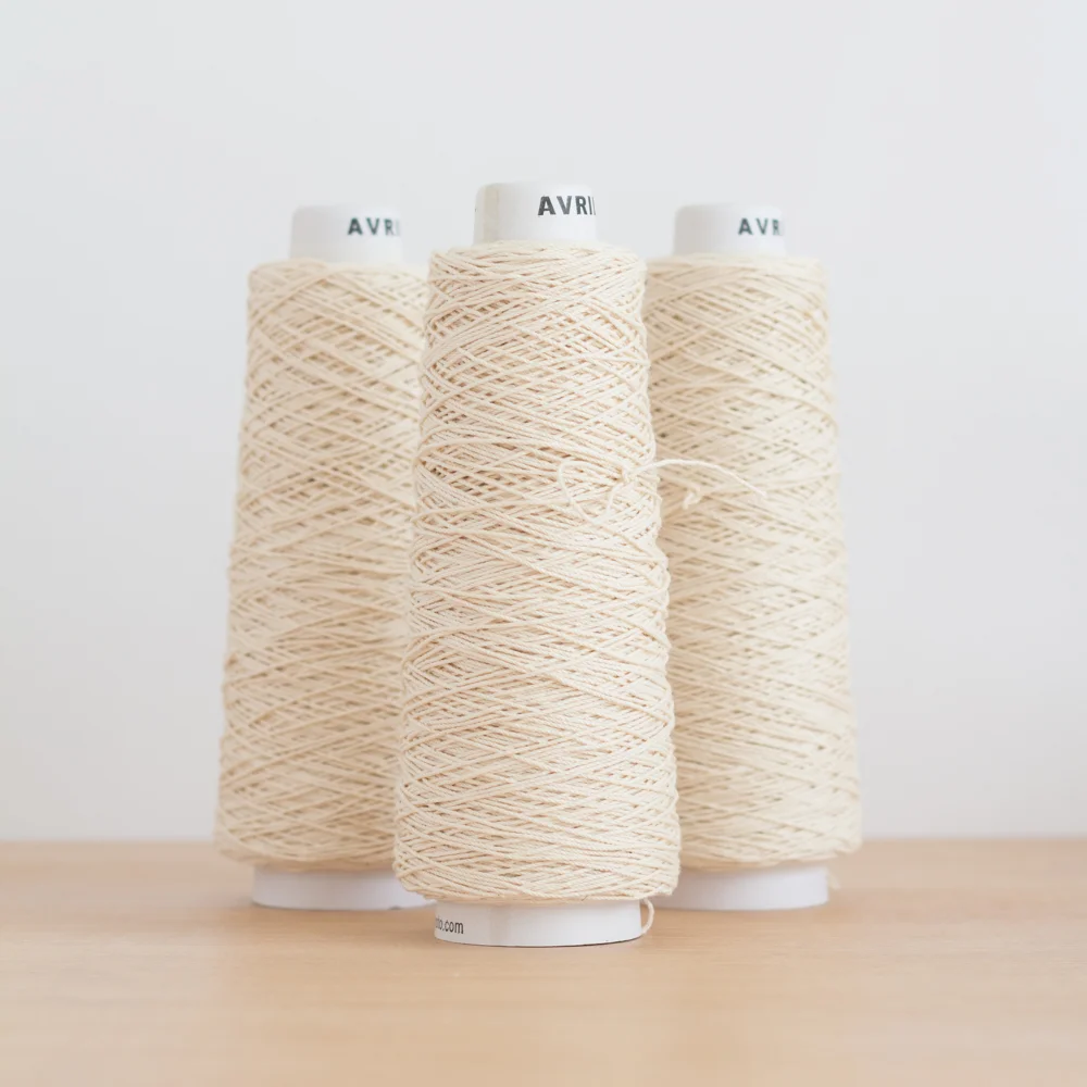 Cotton Warp Thread Natural — Loom + Spindle