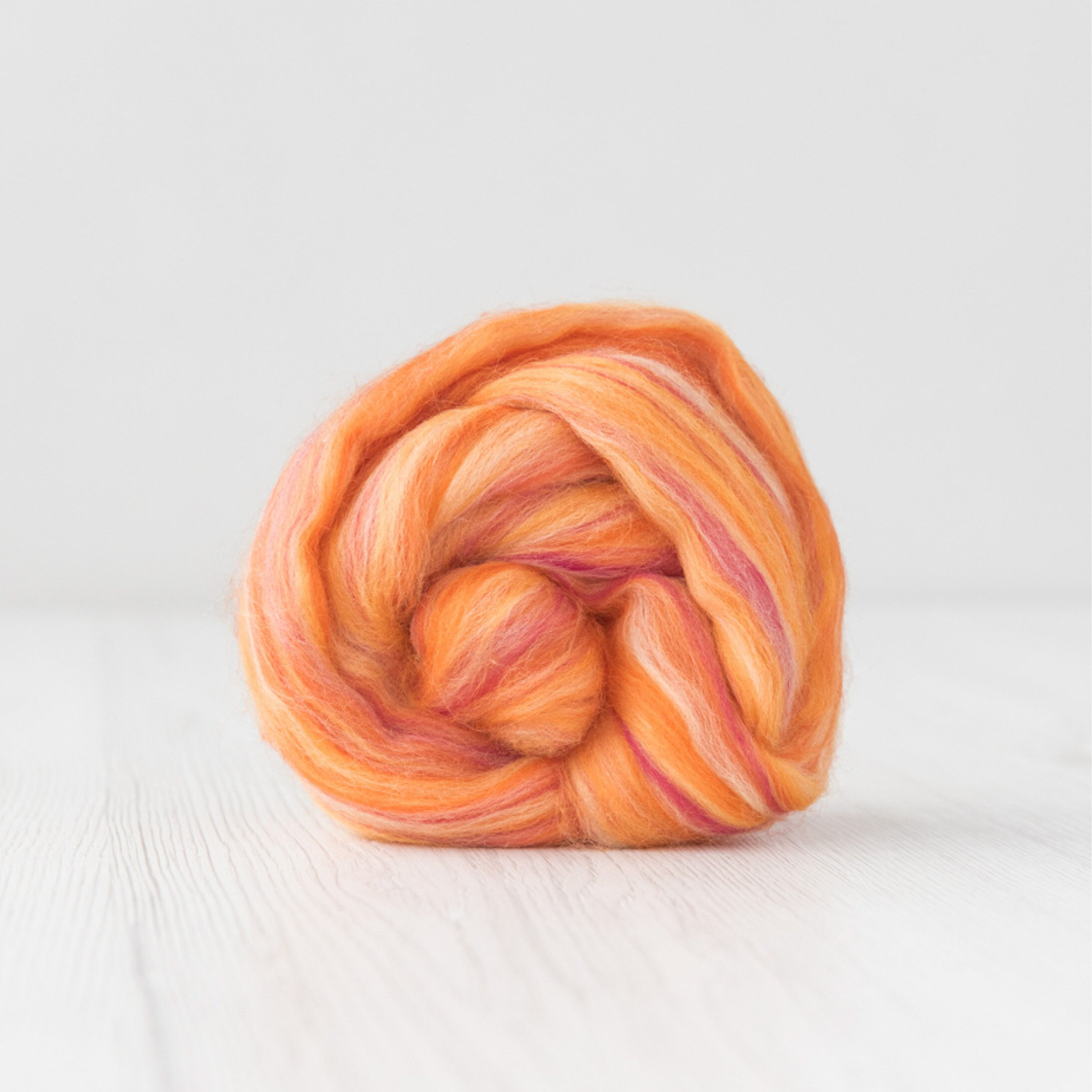 Sunset - Sugar Candies Collection - Extra Fine Merino Wool Tussah Silk Top - DHG - Loom & Spindle-6.jpg