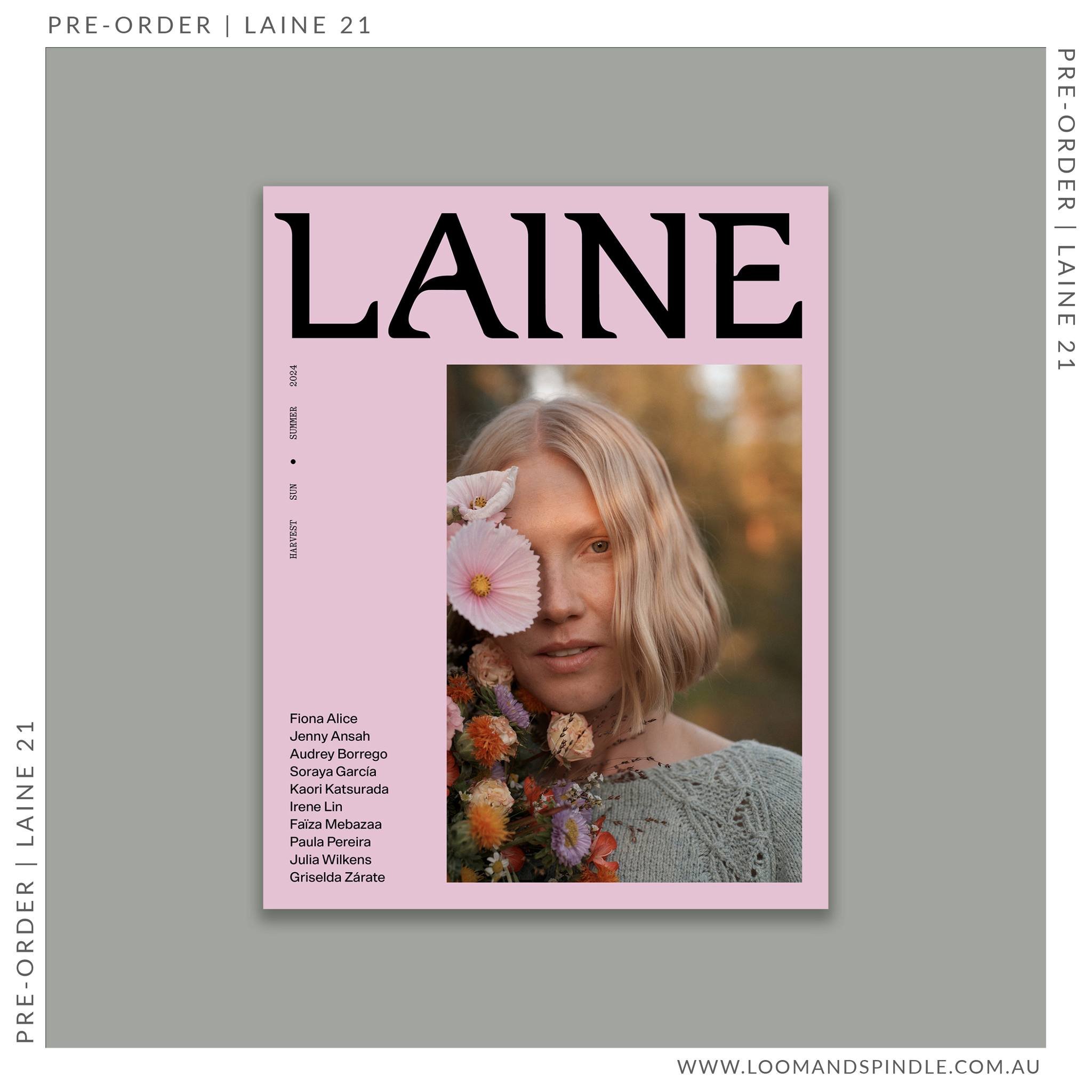 PRE-ORDERS NOW OPEN | LAINE 21

Laine 21, Harvest Sun, is filled with beautiful and practical summer inspired knits featuring interesting stitch patterns, engaging techniques and lovely details. The serene photos depict a balmy summer day in the coun