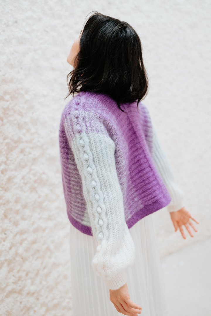 misha and puff アニコレ Crochet Sweater Ink-