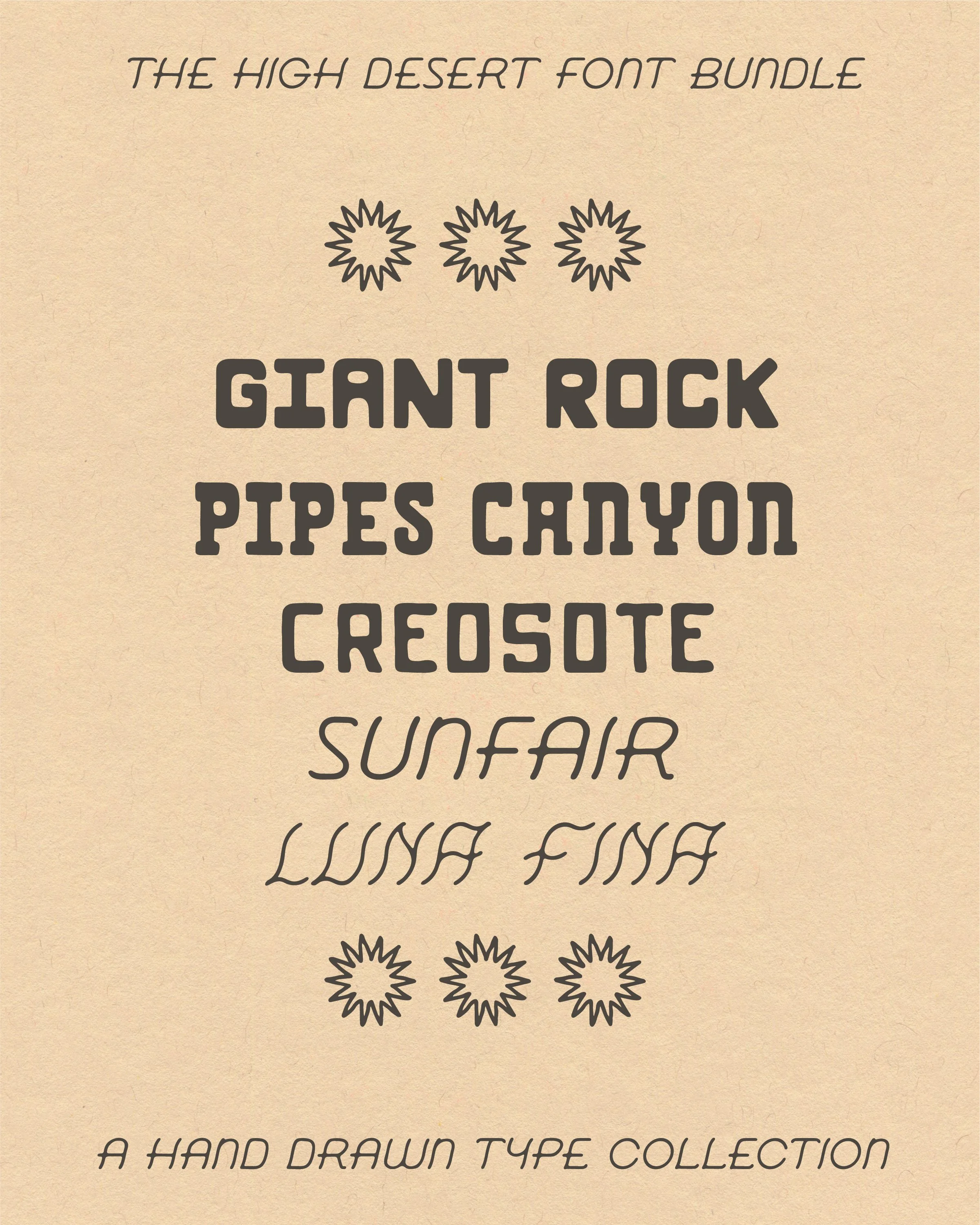 The High Desert Font Bundle