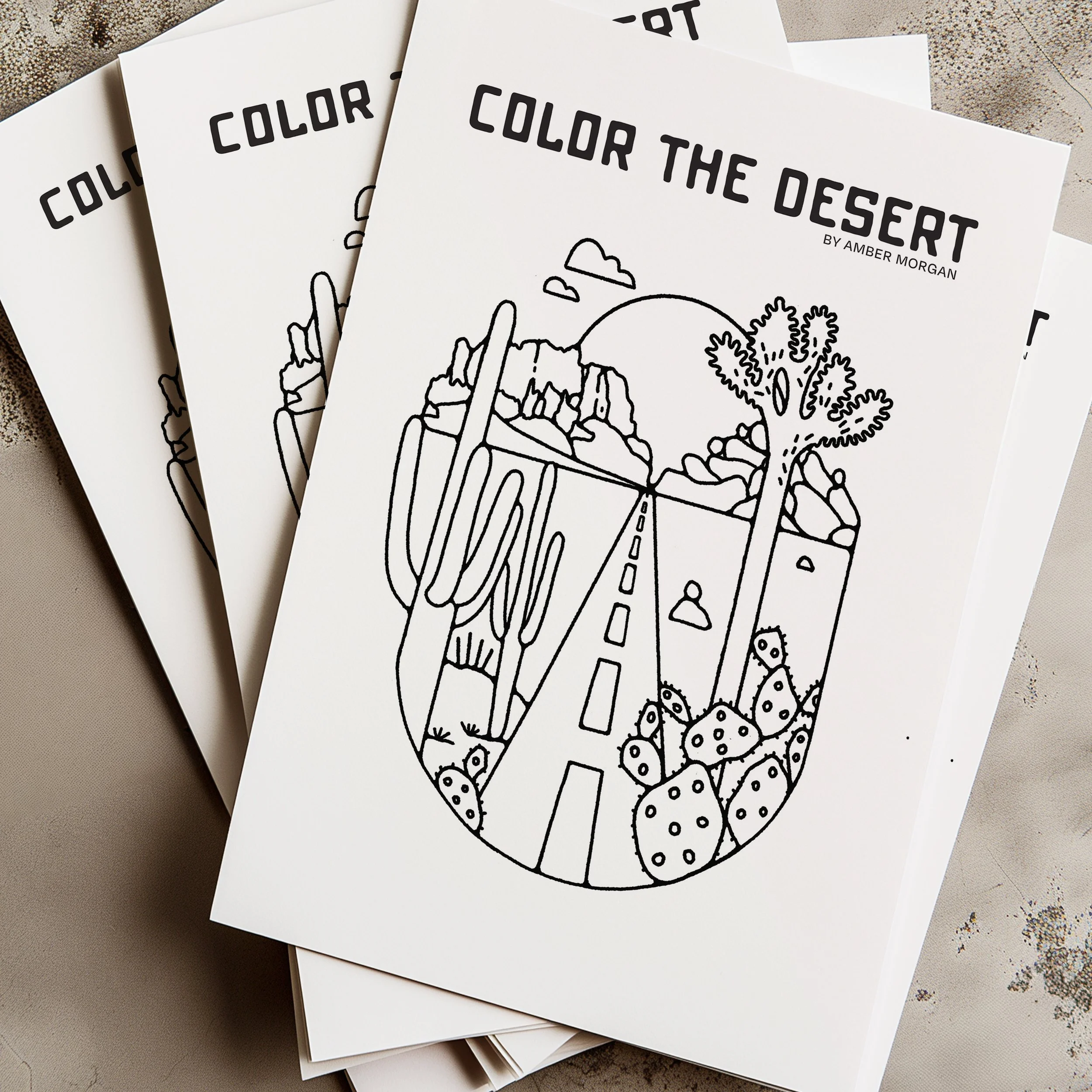 Color The Desert Coloring Book (Digital)