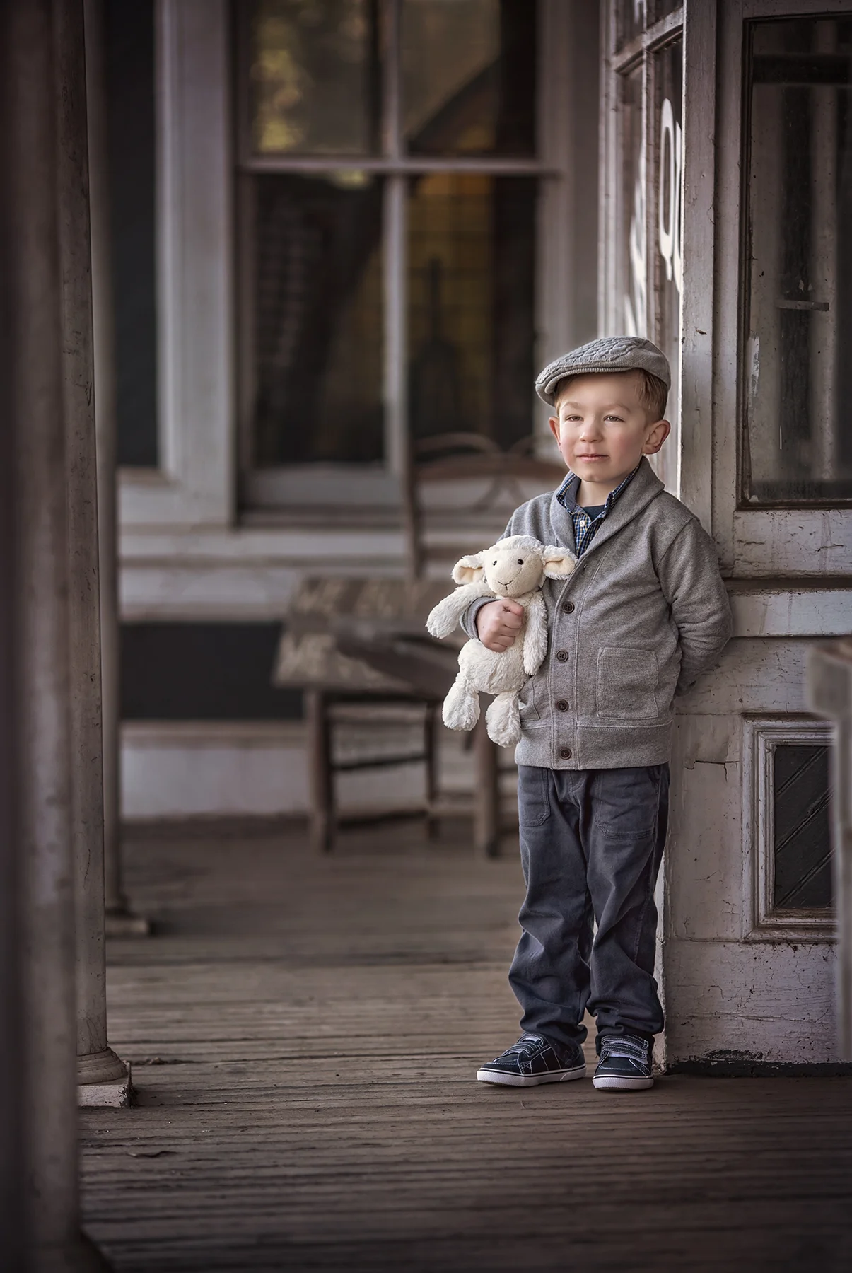 Waiting for the train