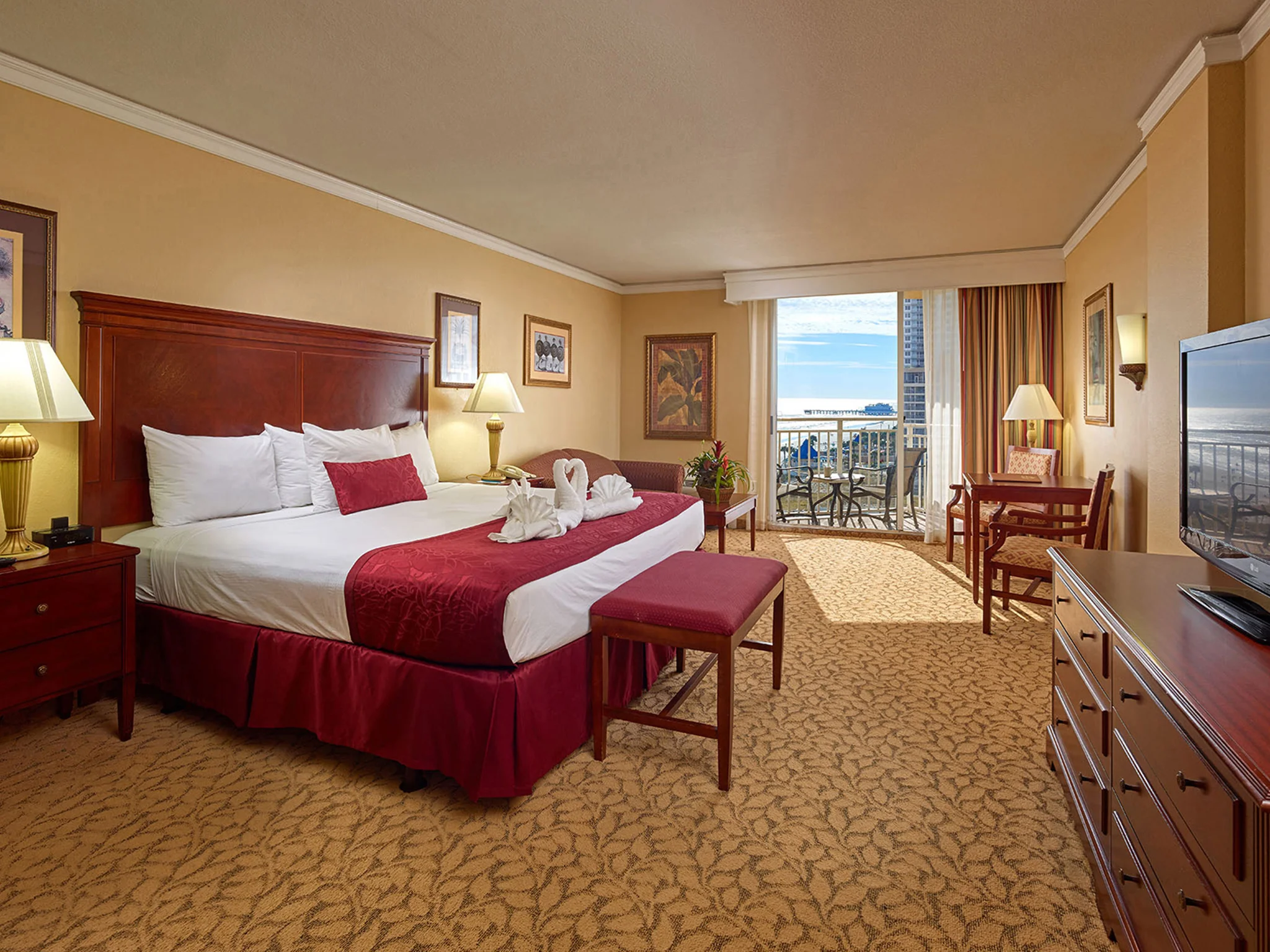 Ocean View King Room with Balcony