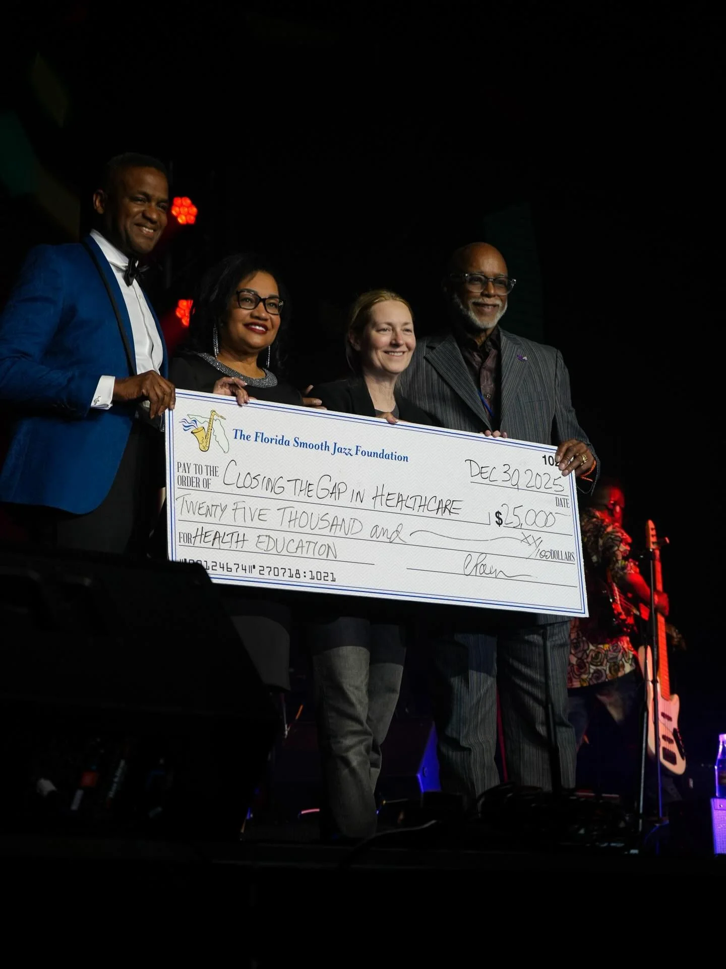 Thank you to everyone who supports our foundation! Because of you, we are able to donate to incredible organizations such as @closingthegapinhealthcare 
&bull;
#jaz #smoothjazz #smoothjazzmusic