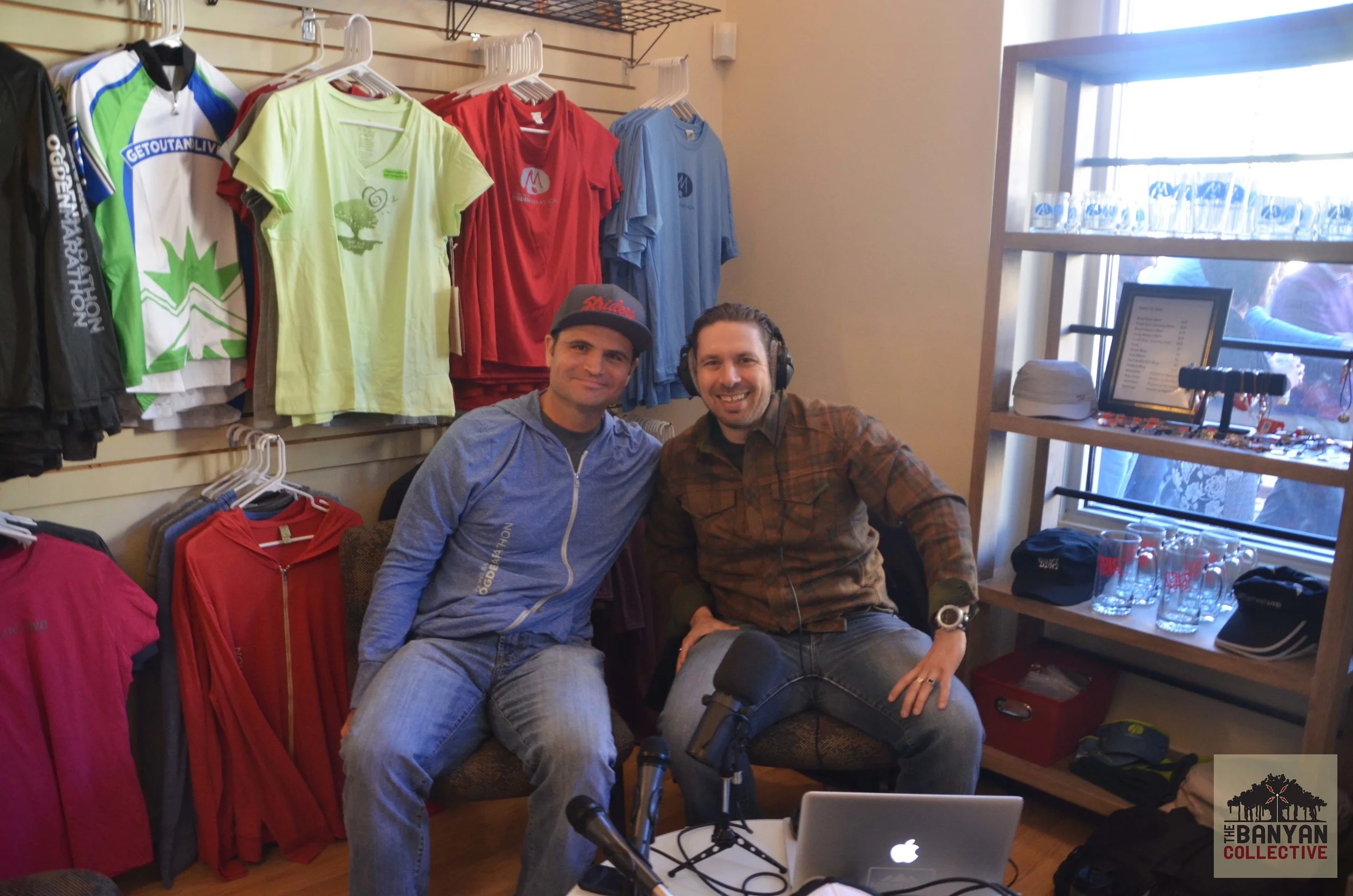 MR. Goodyear's Neighborhood Hosts John Wojciechowski and R. Brandon Long.