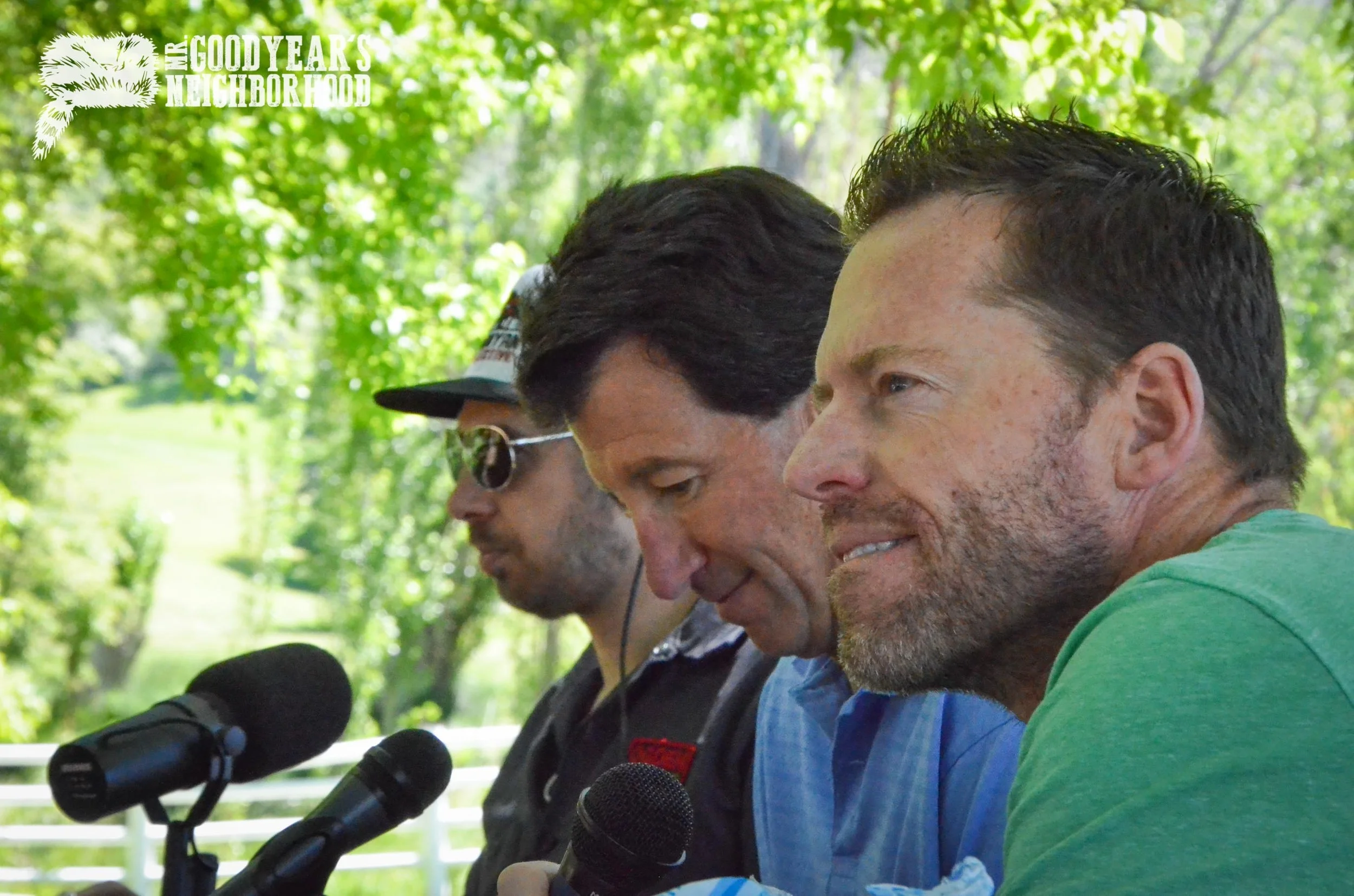 Right to Left: Greg Scothern, Weber Pathways Chair; Mark Benigni, Weber Pathways Executive Director; R. Brandon Long, The Banyan Collective Producer