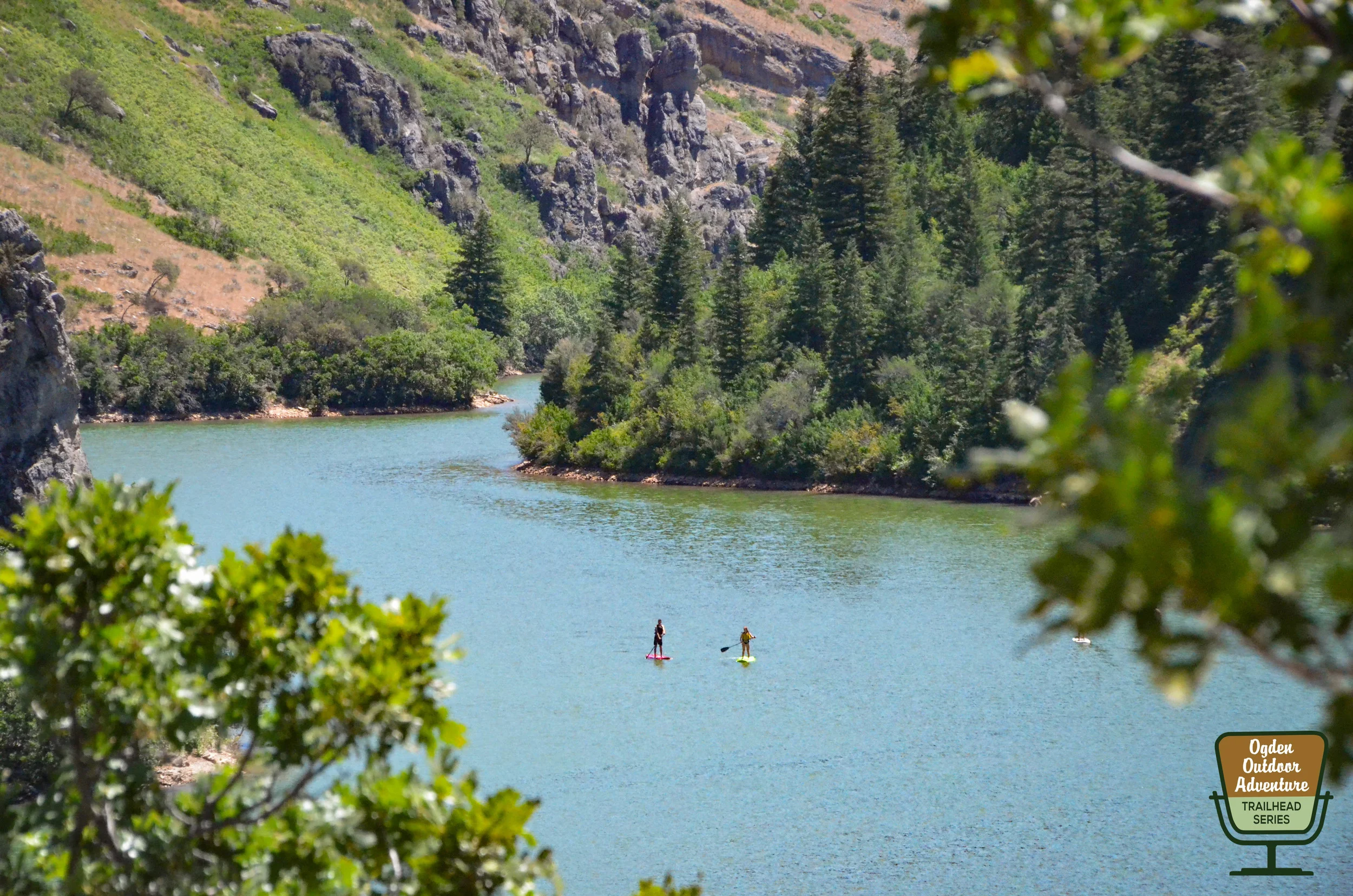 Standup Paddler's on Causey Reservoir