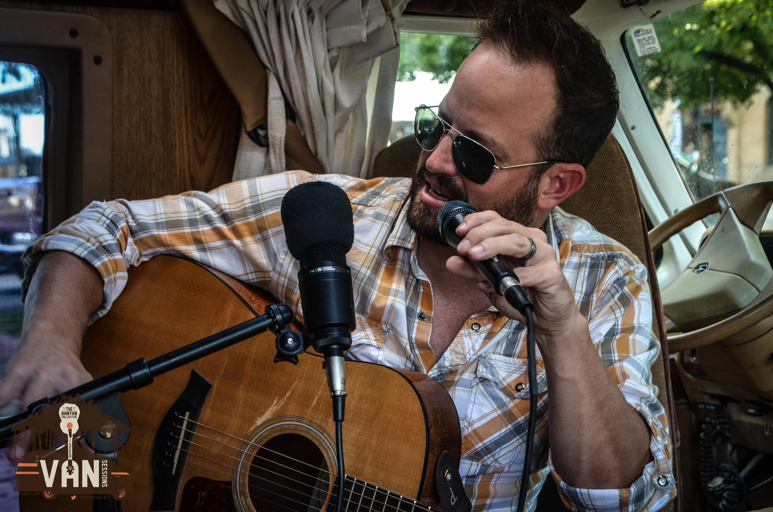 Dustin Wayne of the Wayne Hoskins Band during #VanSessions