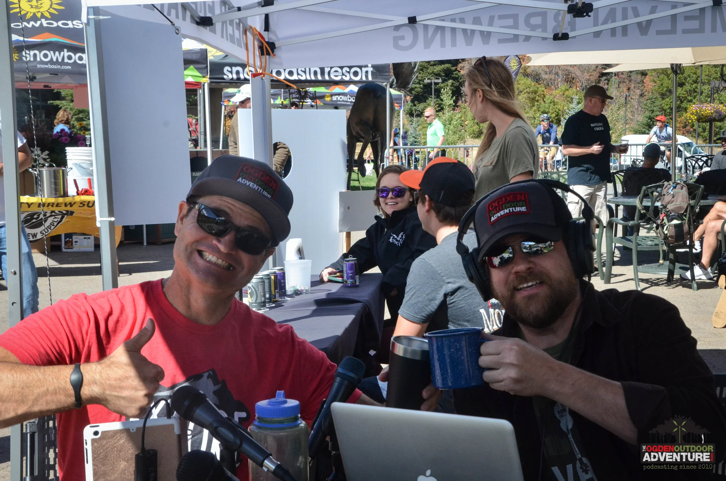 Wojo and Todd to the Top getting Beer ready at the 4th Annual Snowbasin Beer Fest
