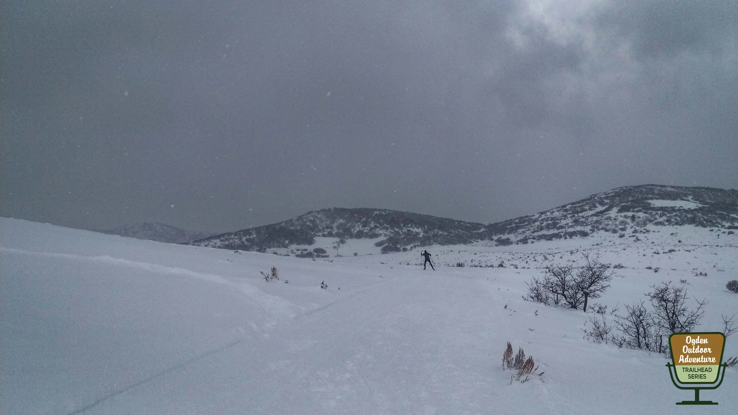 A skate-skier at Round Valley just outside Park City, Utah.