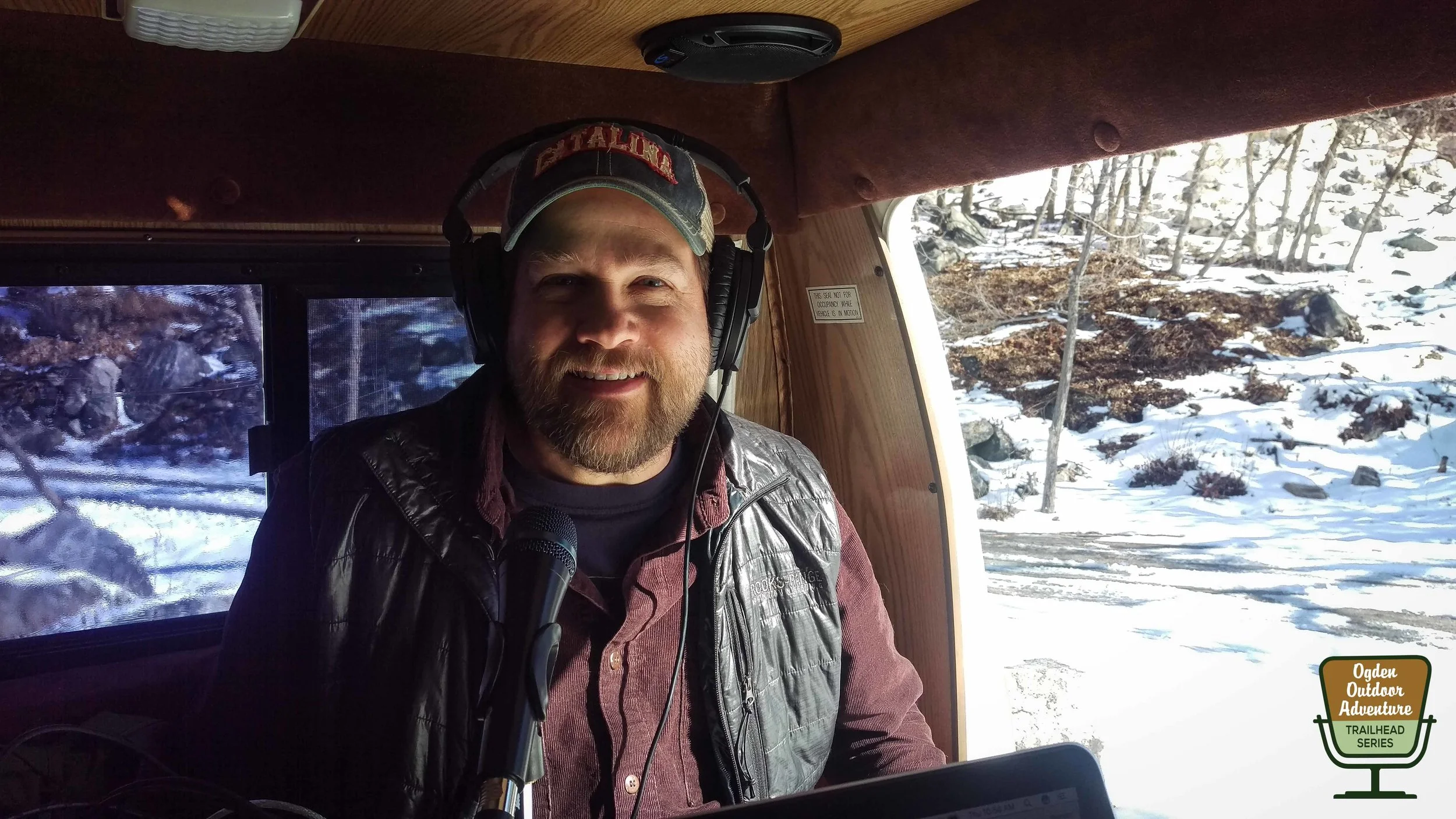 Todd to the Top inside #TanVan at Beus Trailhead