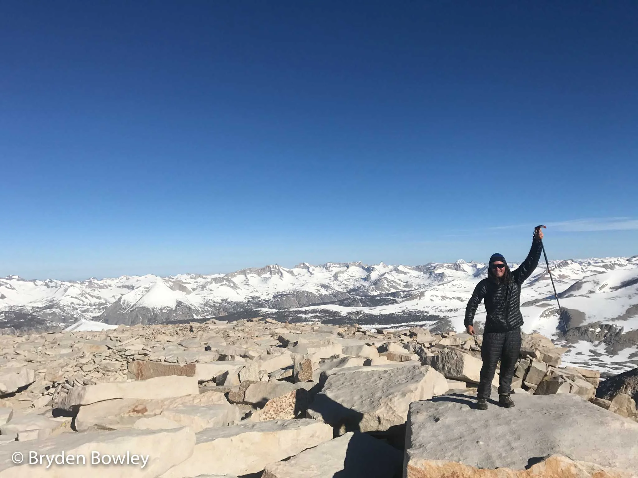 Bryden Bowley through-hiking the Pacific Crest Trail