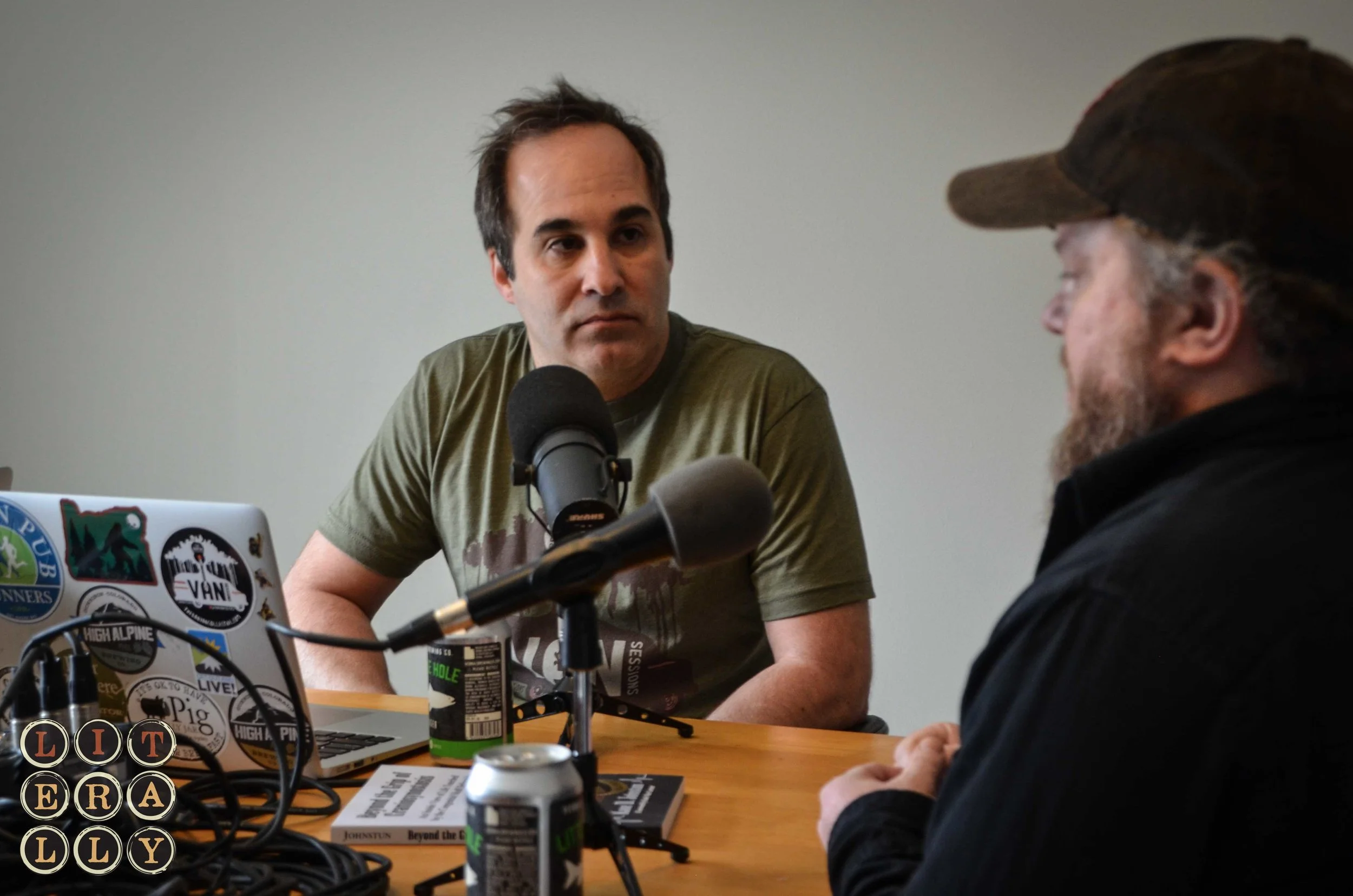 Trevor Baierl interviewing LITerally Host Kase Johnstun on Craniosynostosis.