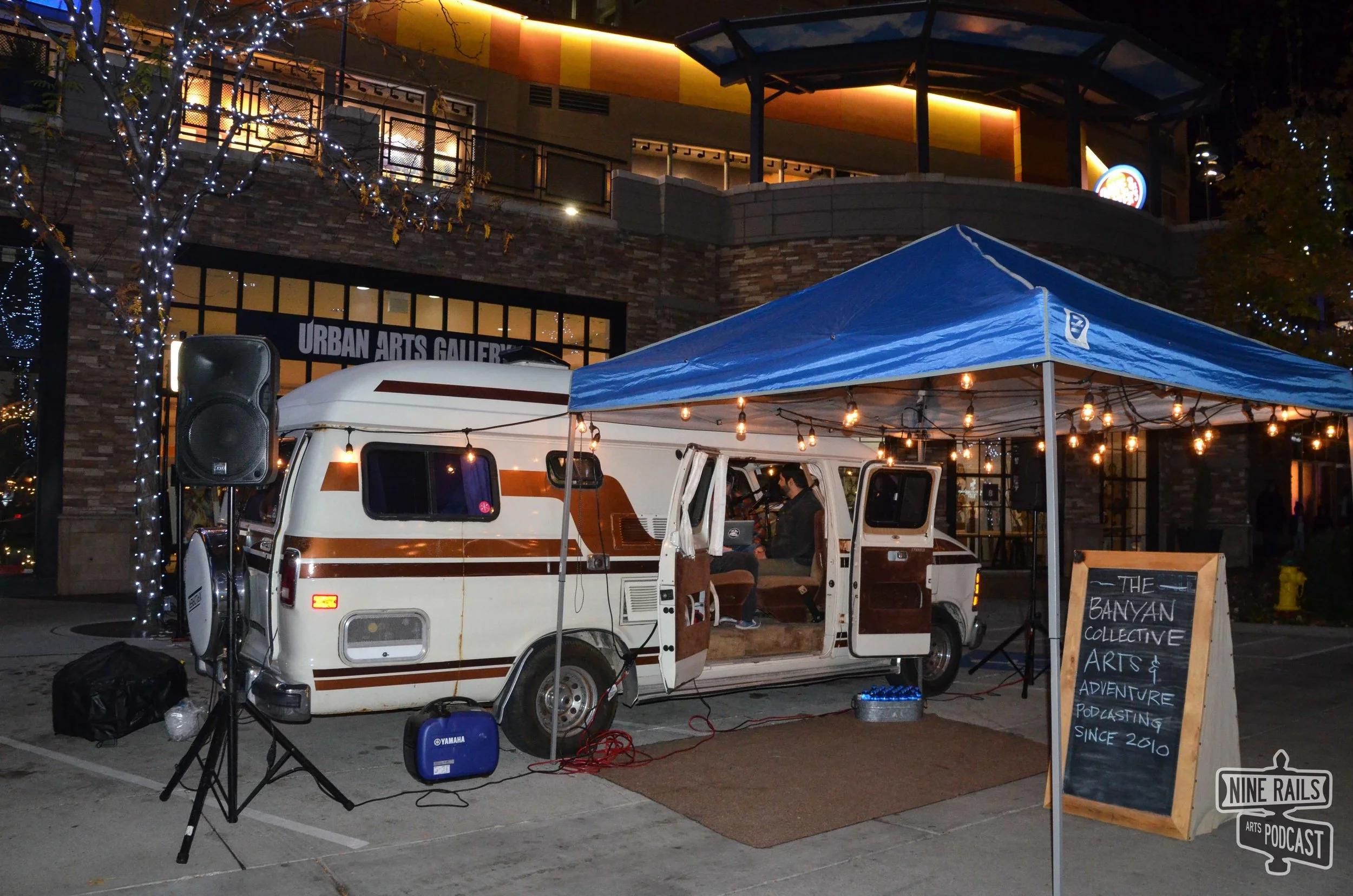 #TanVan at Illuminate parked in front of the Urban Arts Gallery. Huge thanks to Andrew with the Ogden Ballet Association for snapping pics for us!