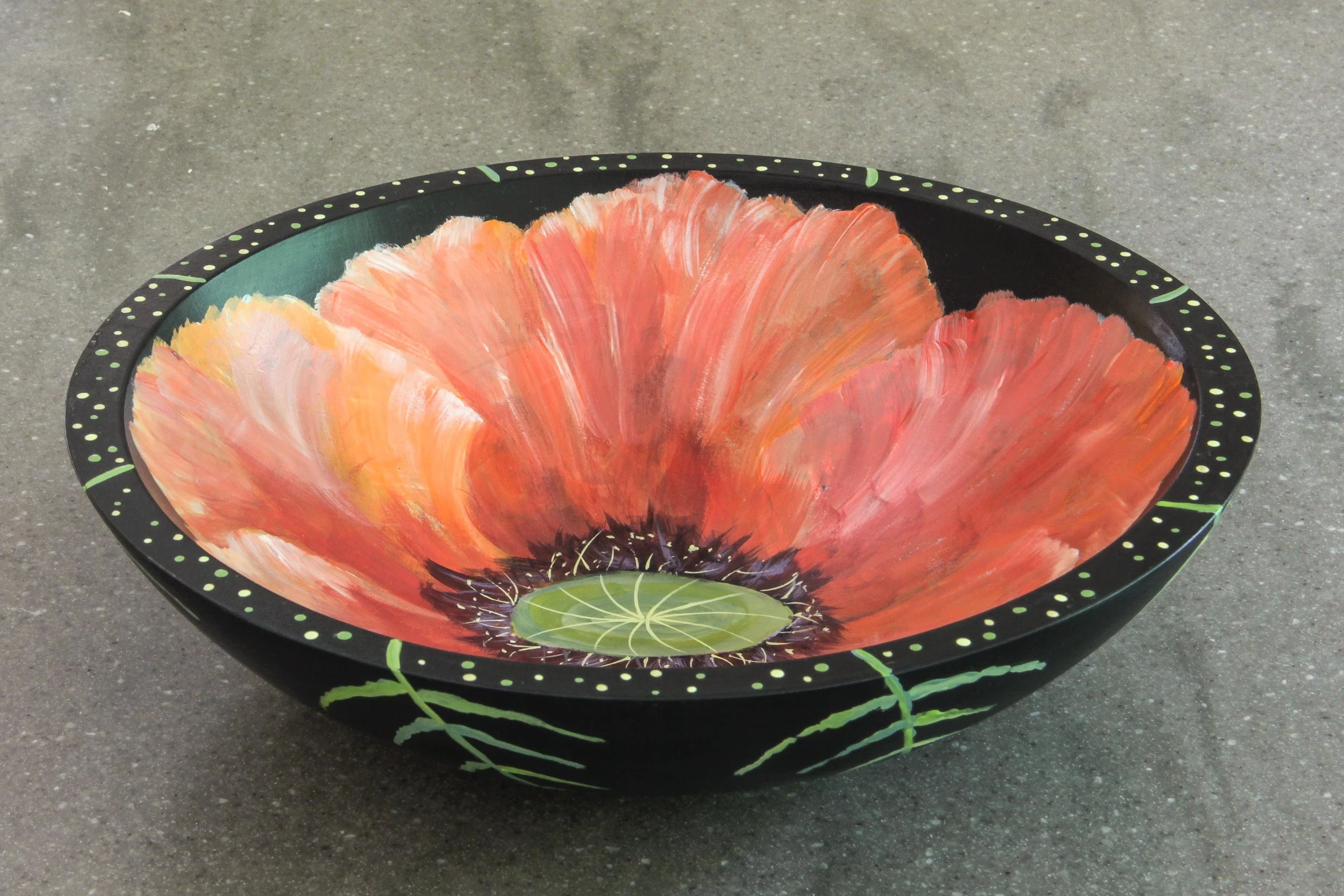 12" Poppy Bowl