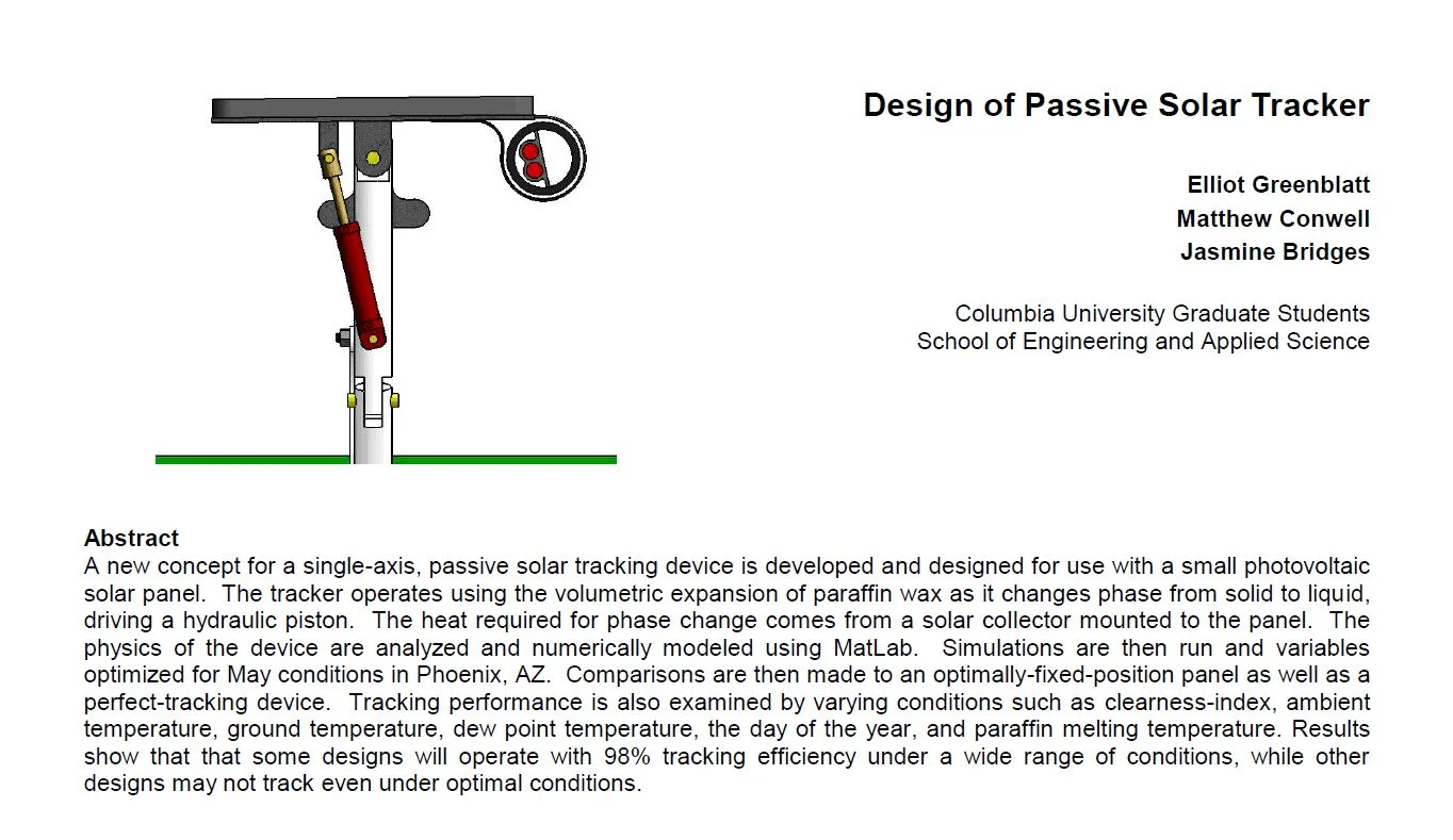 Complete SunFollower &nbsp;Description, &nbsp;click for PDF