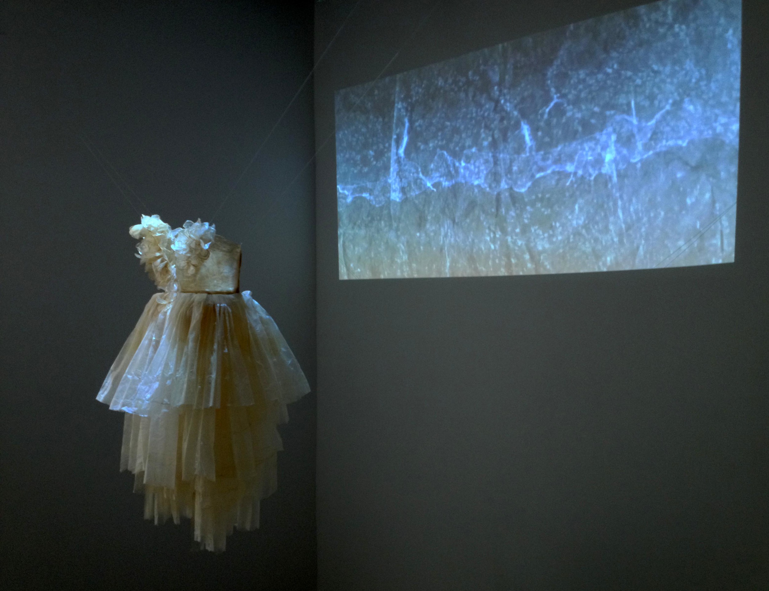 By extensively photographing animating and the materials utilized by Richards, Caron has created an additional layer of visual skin in symbiosis with experimental musician Nate Czarling, helping to make Beneath The Skin a full sensory experience.