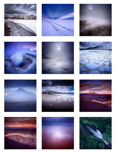 The look and feel of my images is partly due to the film stock I like to work with (Fuji Velvia 50) and my aesthetic choices in the Digital Darkroom